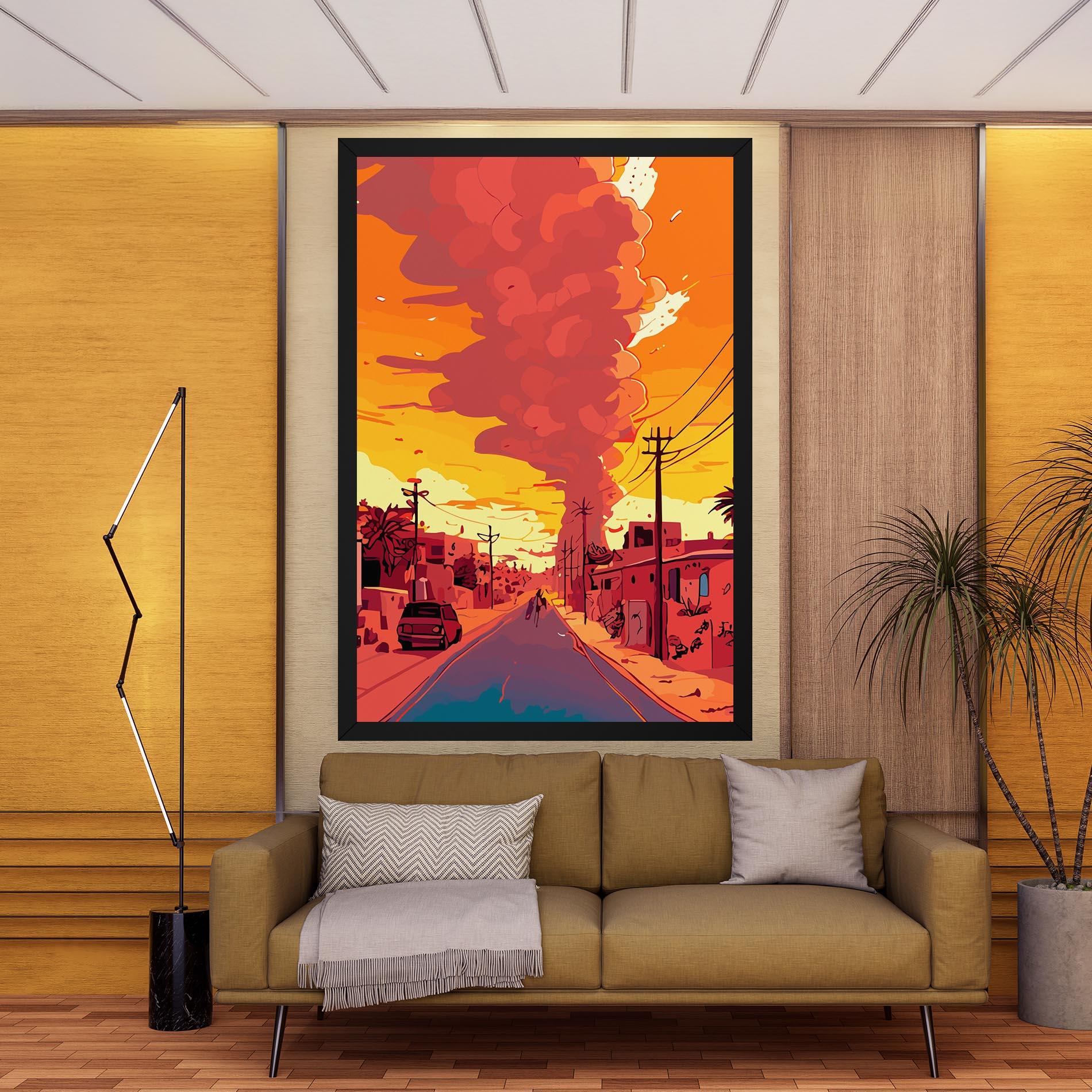 Leinwandbild African Smoke mockup 9