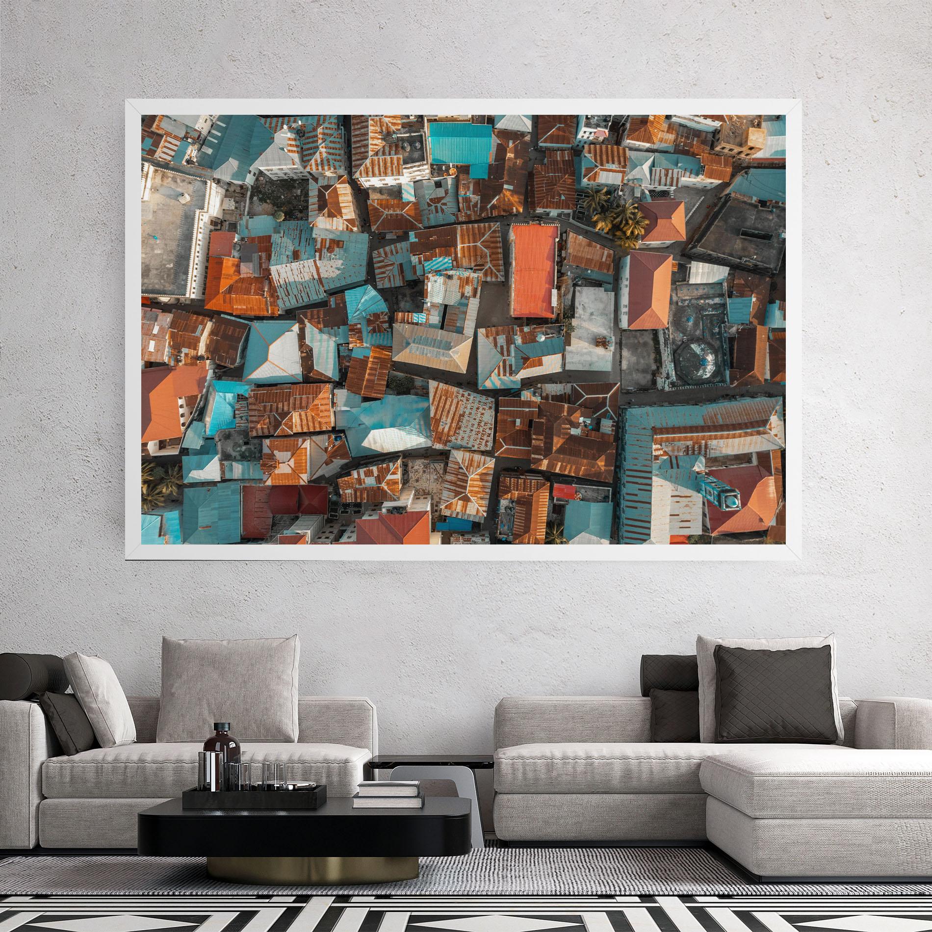 Leinwandbild Island Tanzania mockup 2