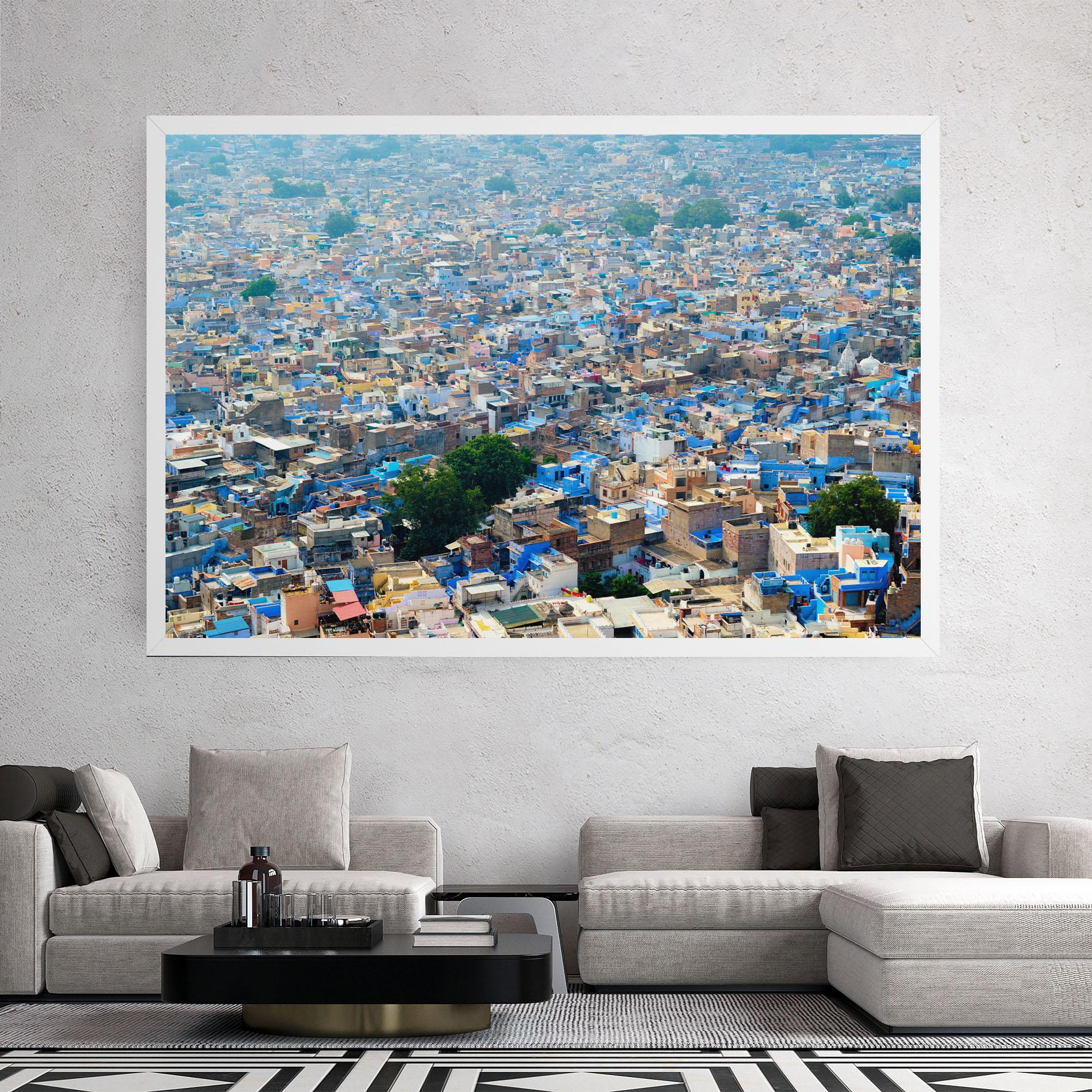 Leinwandbild Rajasthan India Buildings mockup 2