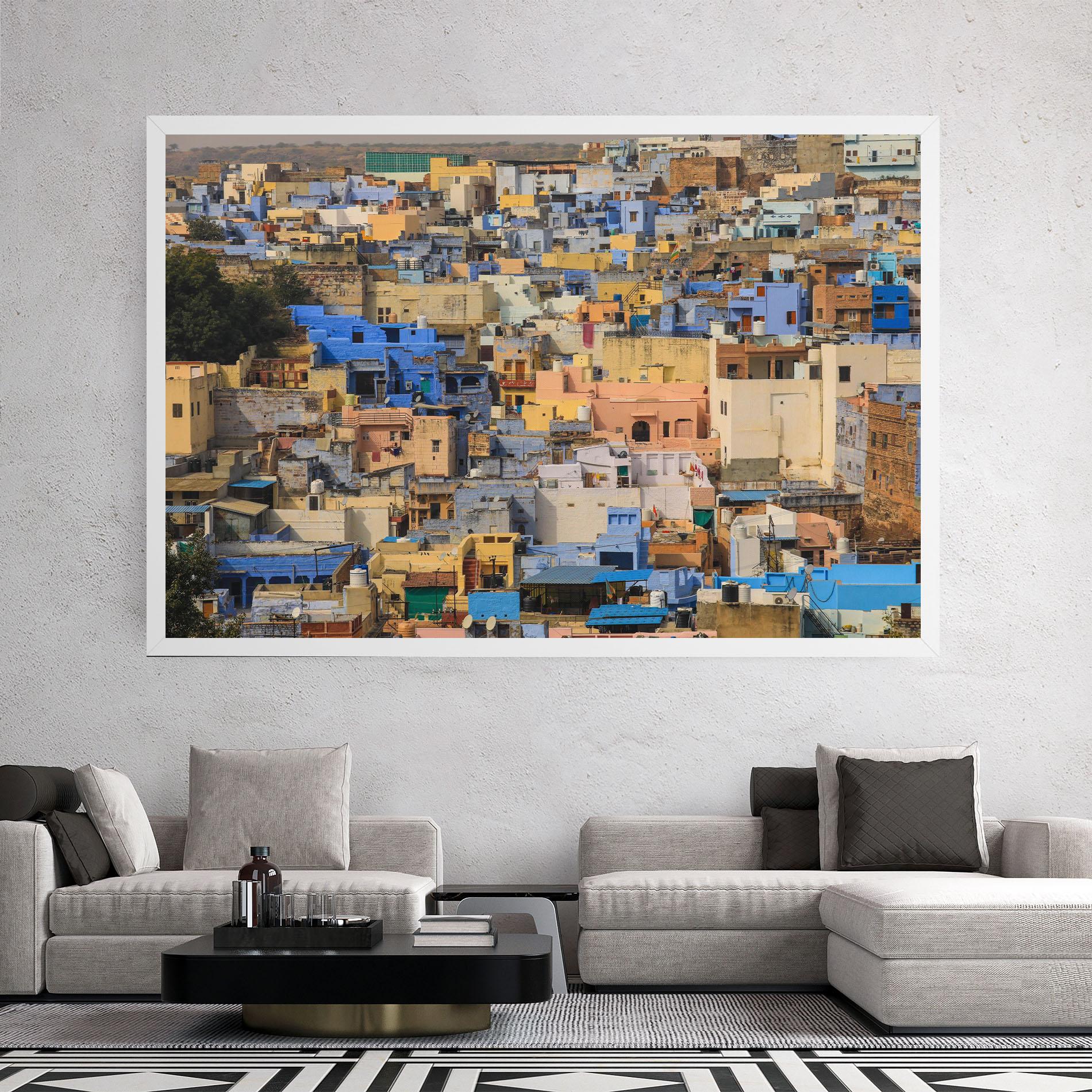 Leinwandbild Rajasthan View India mockup 2
