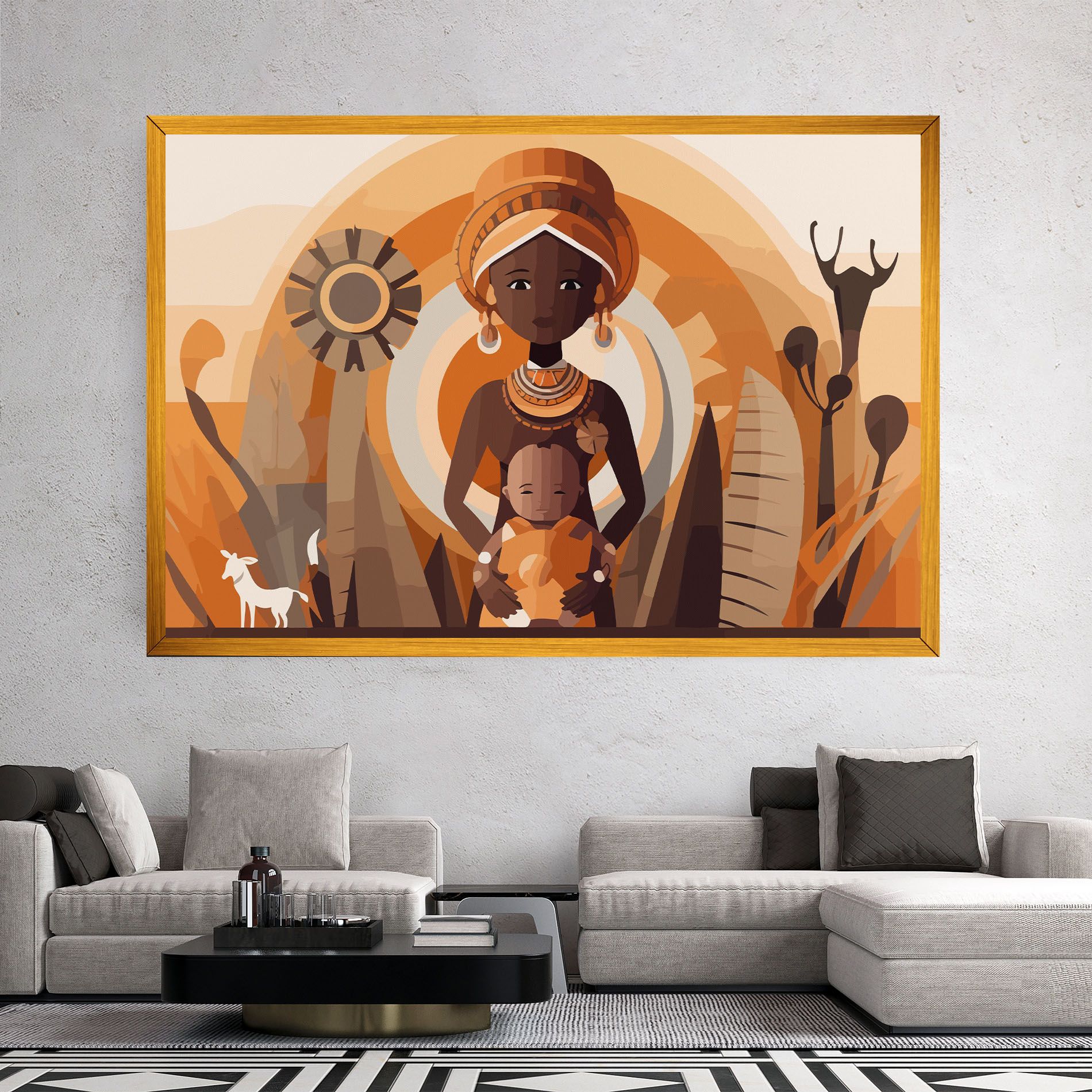 African Baby mockup 2