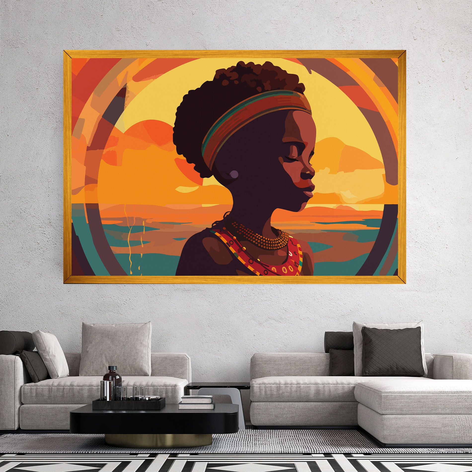 African Pretty Child mockup 2