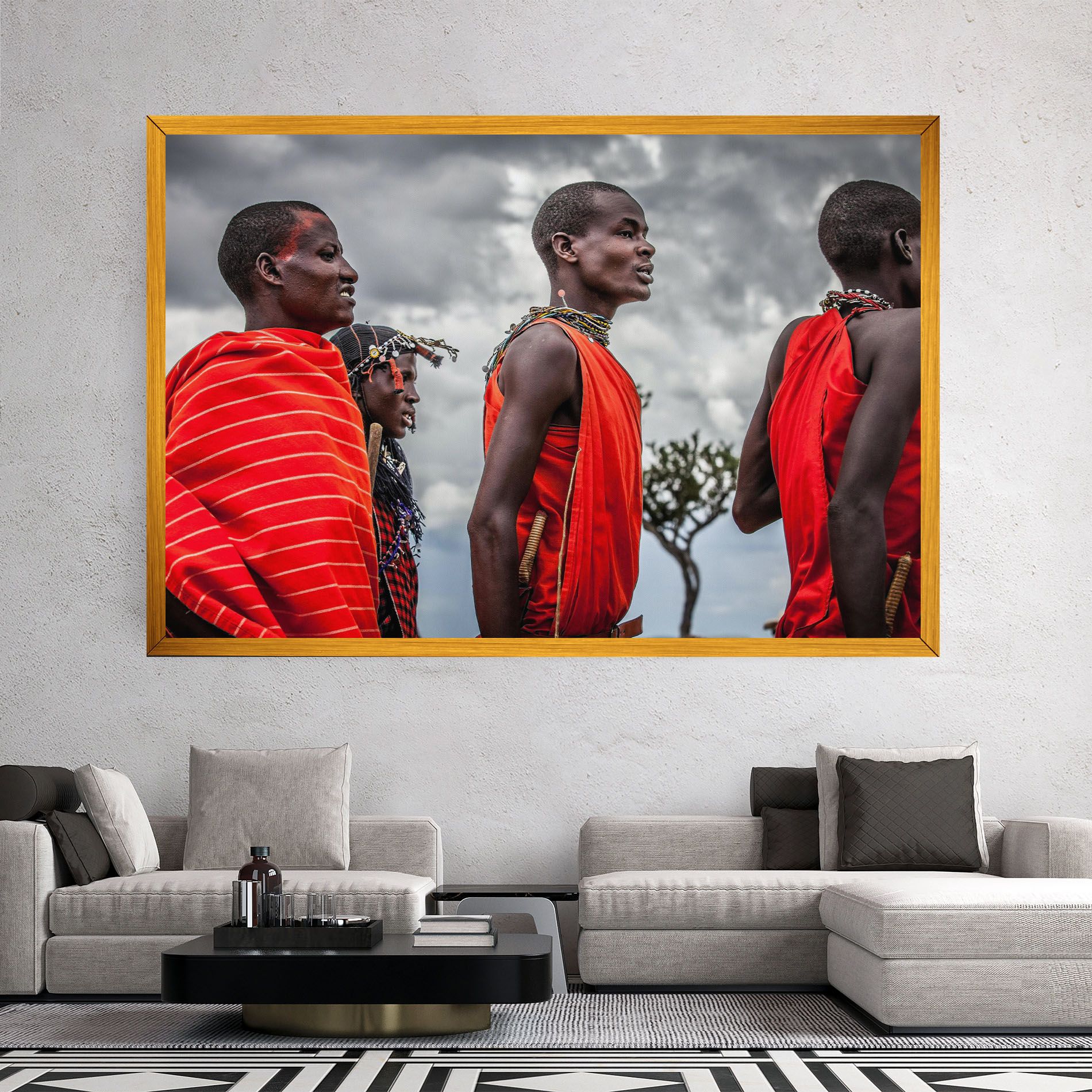 Red African Clothes mockup 2