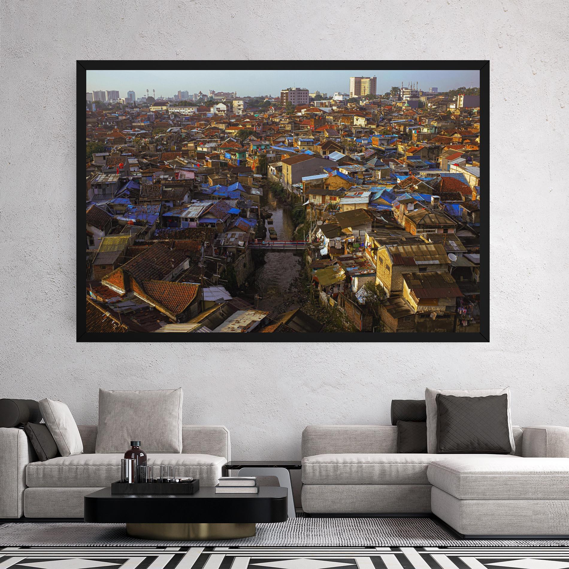 Leinwandbild Bandung Golden Hour mockup 2