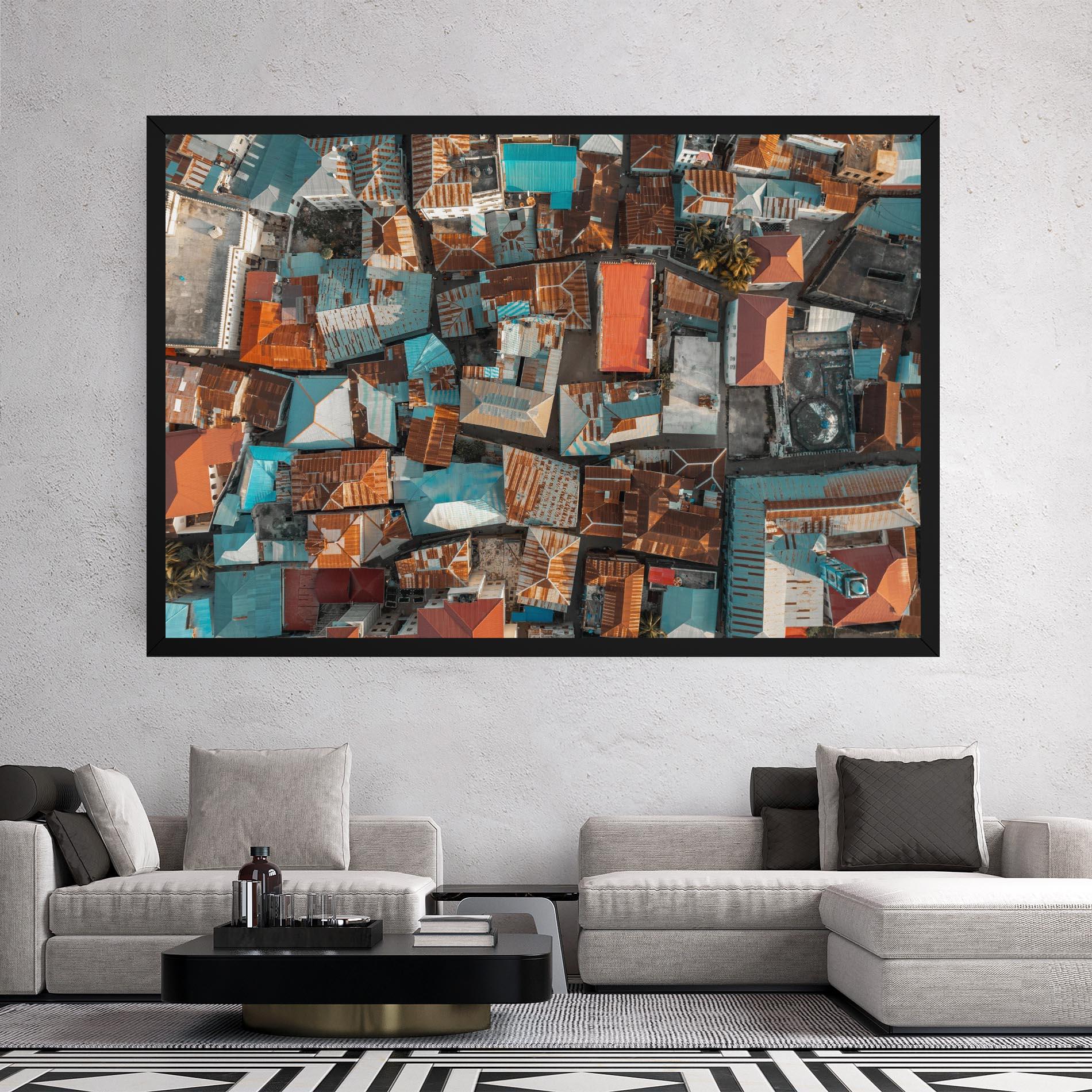 Leinwandbild Island Tanzania mockup 2