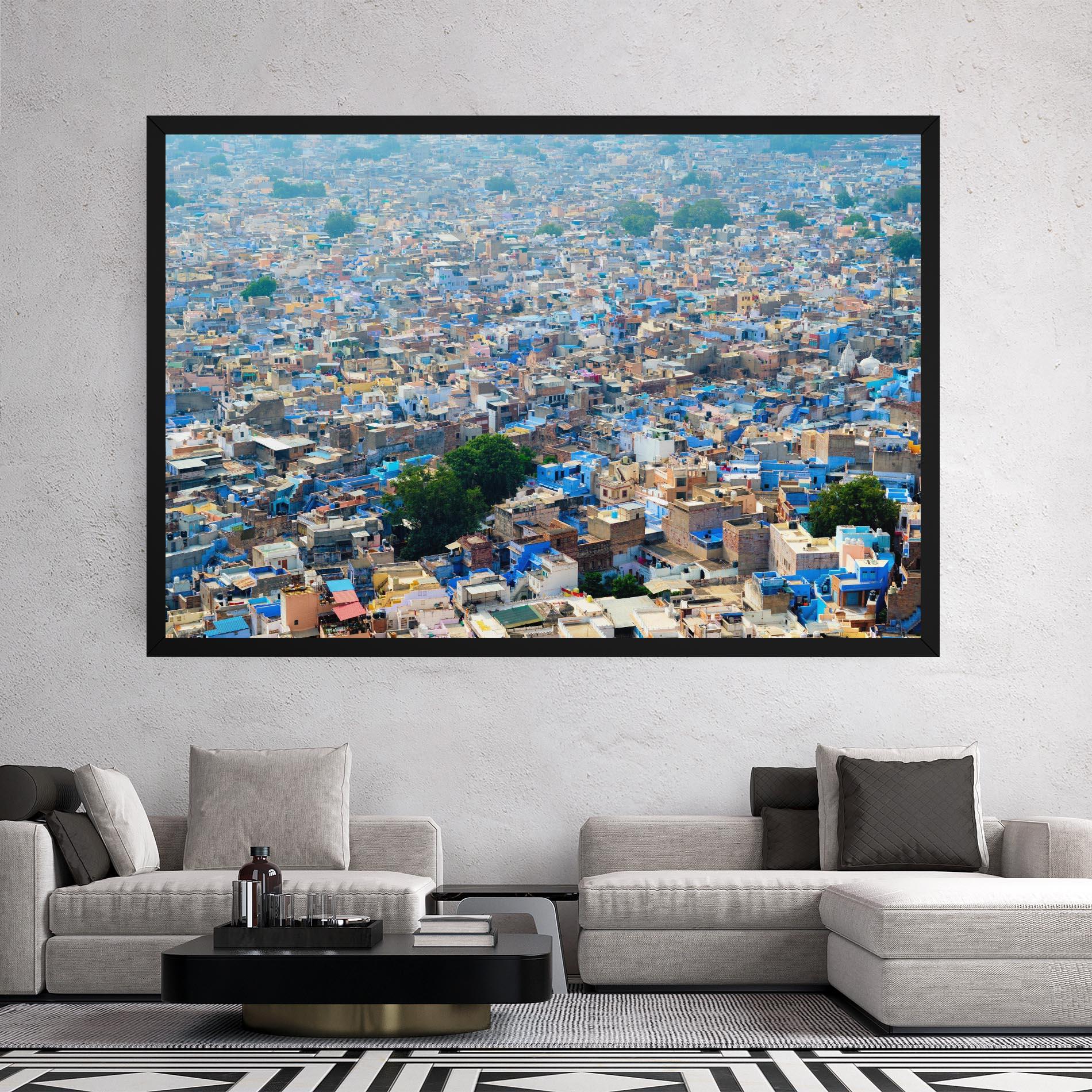 Leinwandbild Rajasthan India Buildings mockup 2