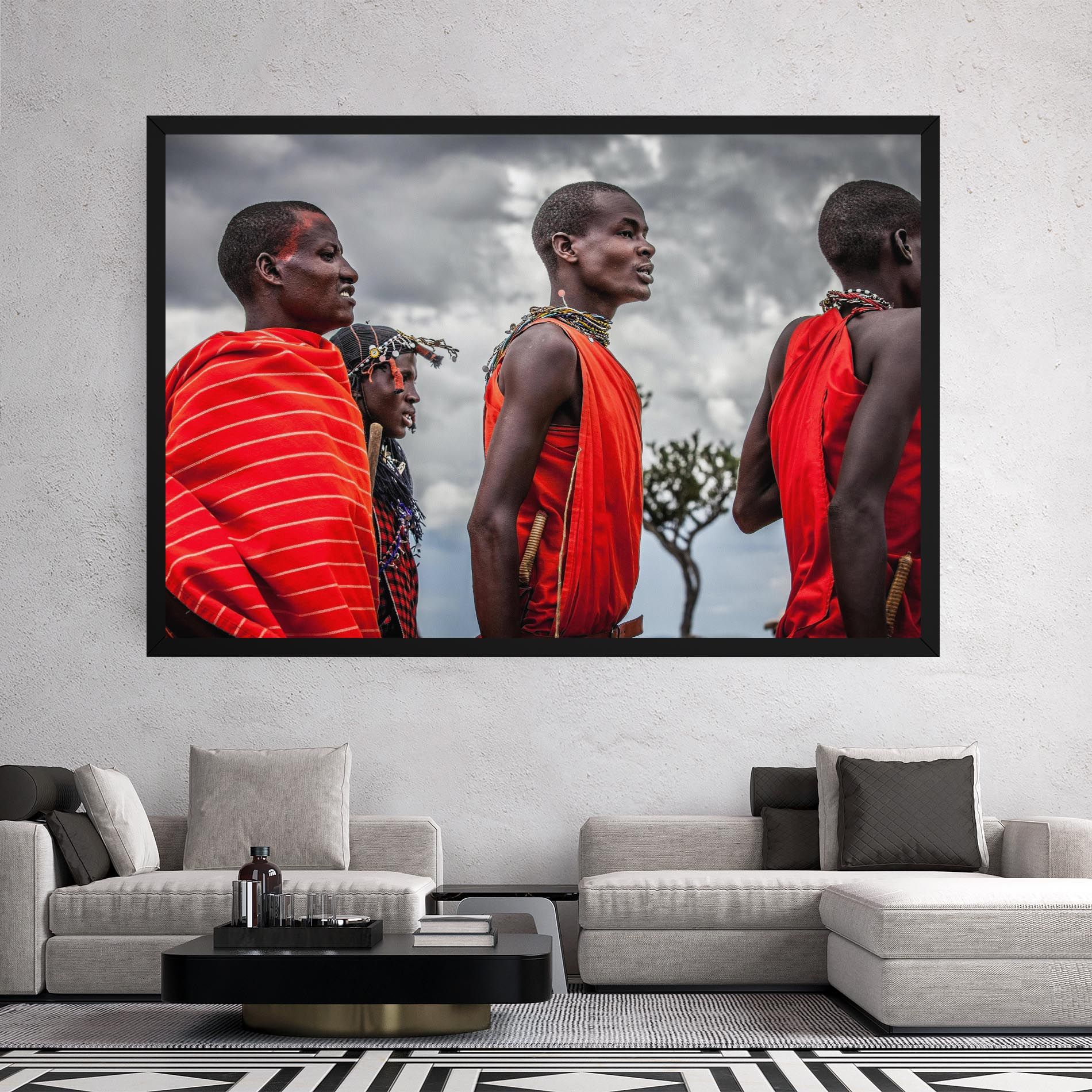 Red African Clothes mockup 2