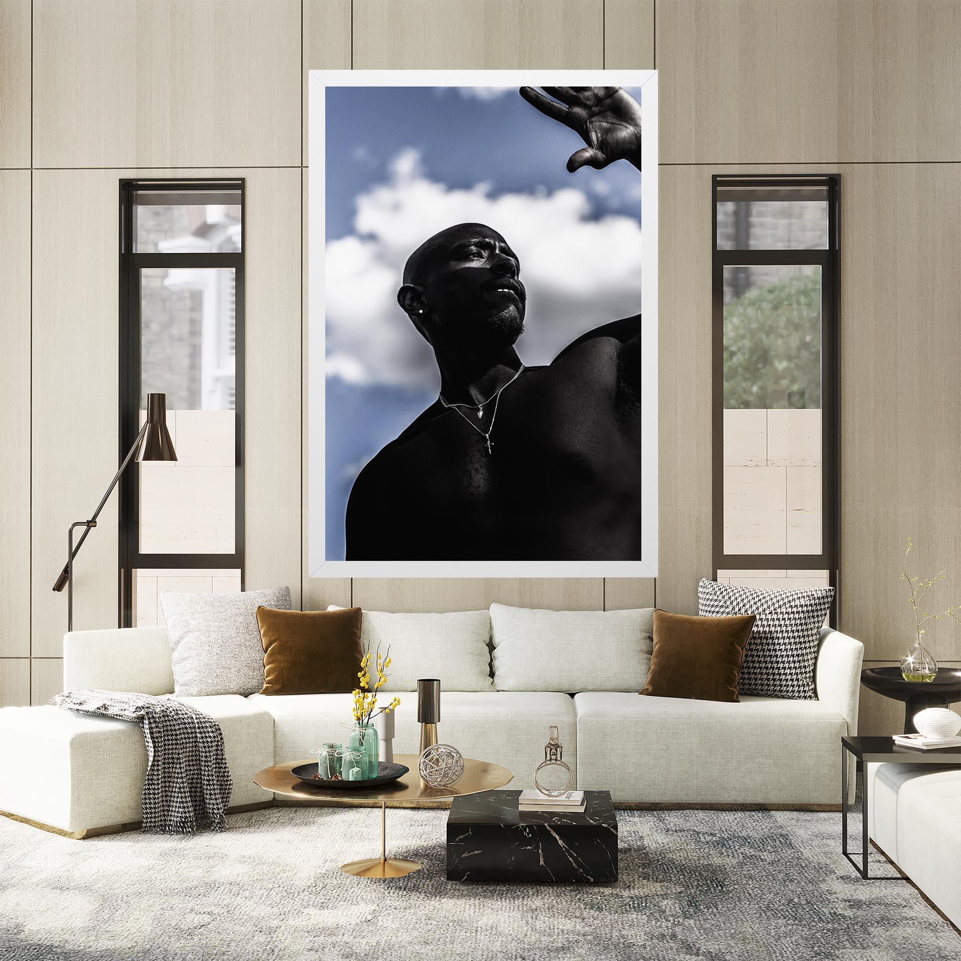 Leinwandbild African Blue Sky mockup 2