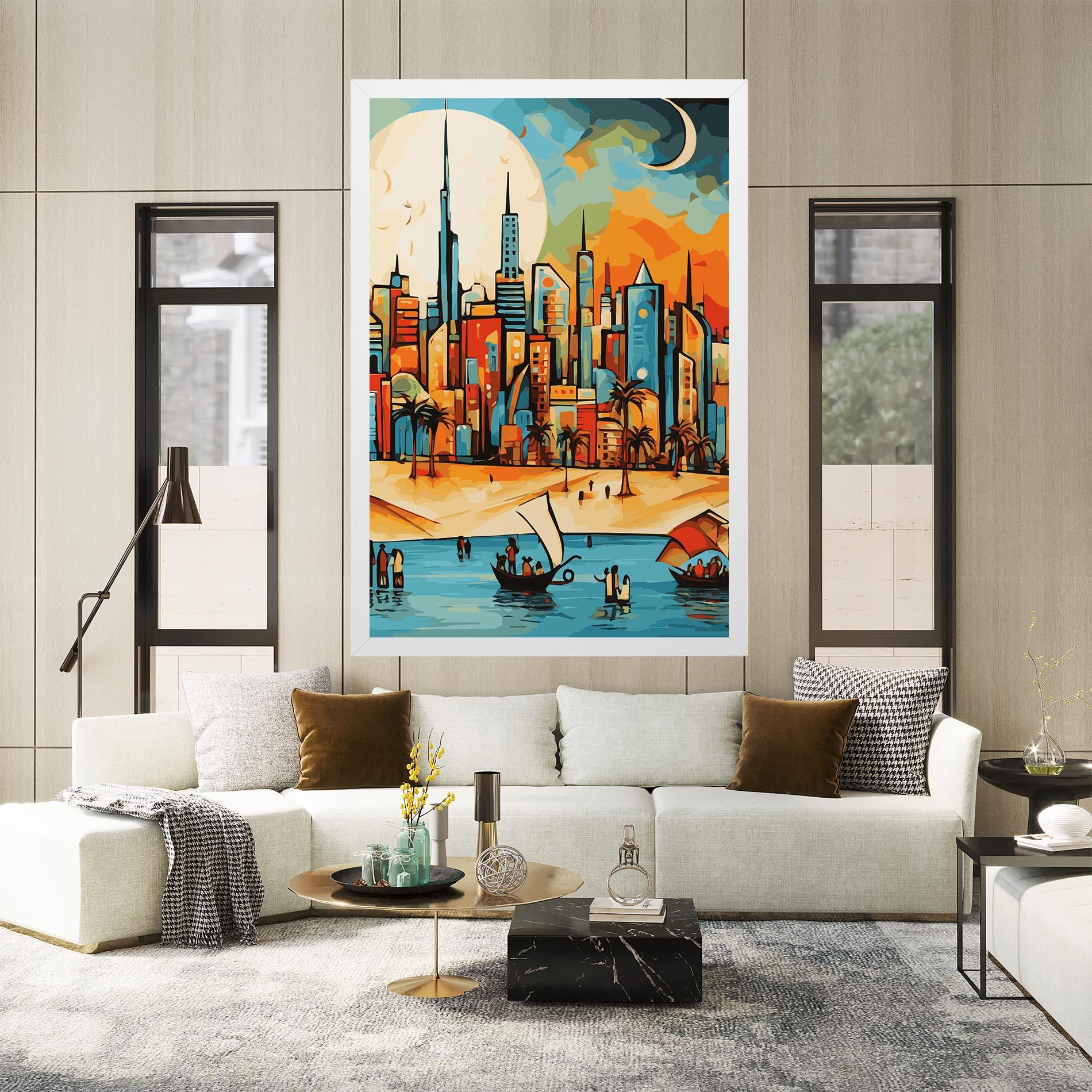 Leinwandbild African Moon mockup 2