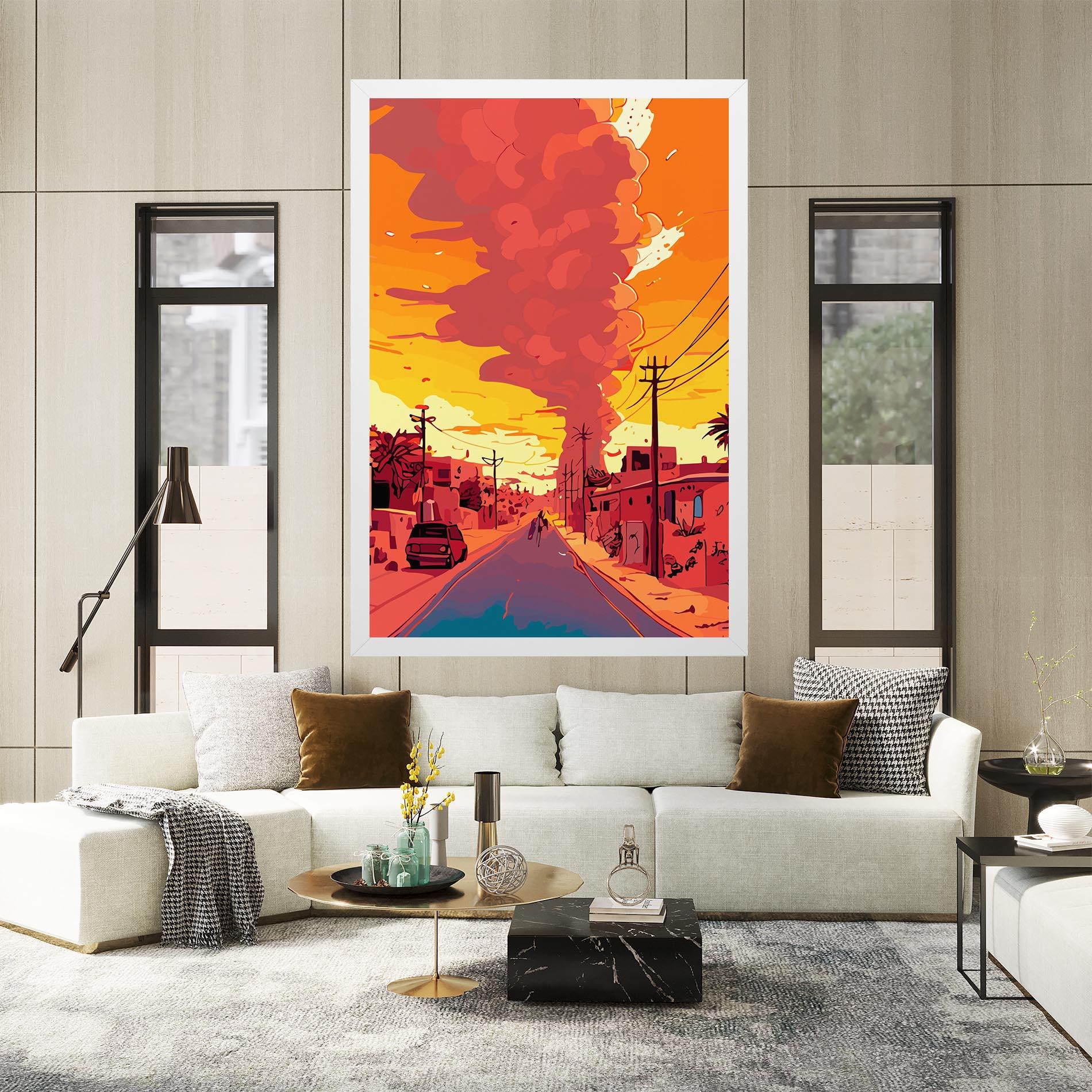 Leinwandbild African Smoke mockup 2