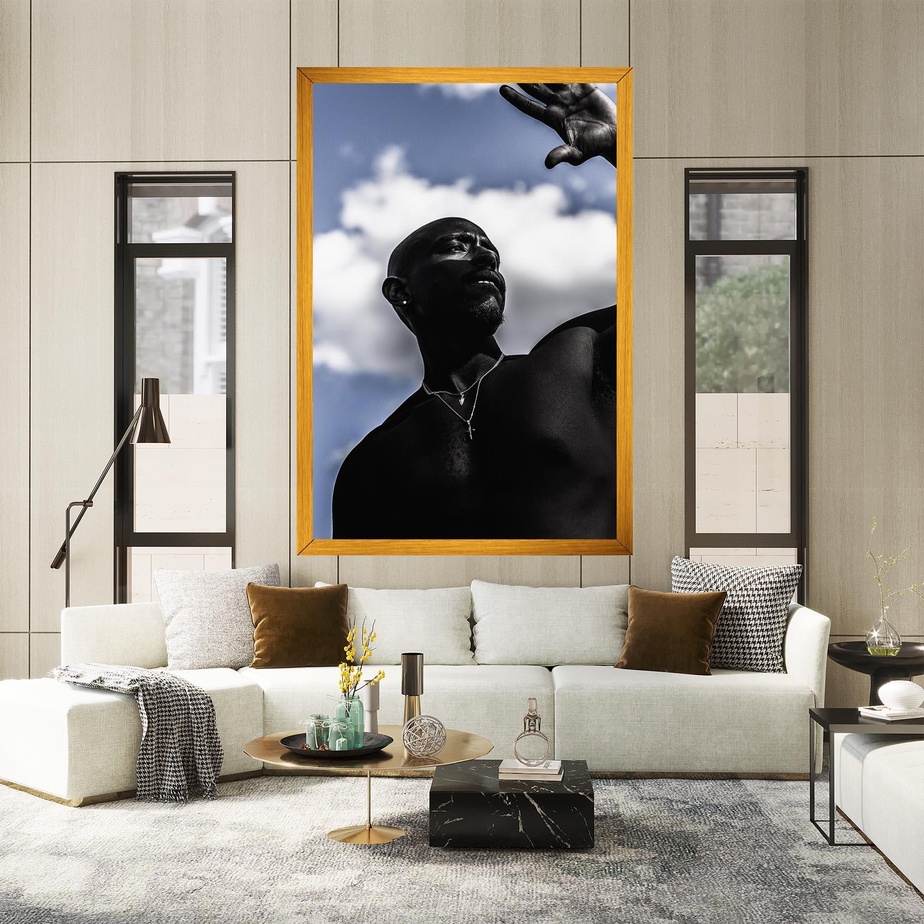 Leinwandbild African Blue Sky mockup 2