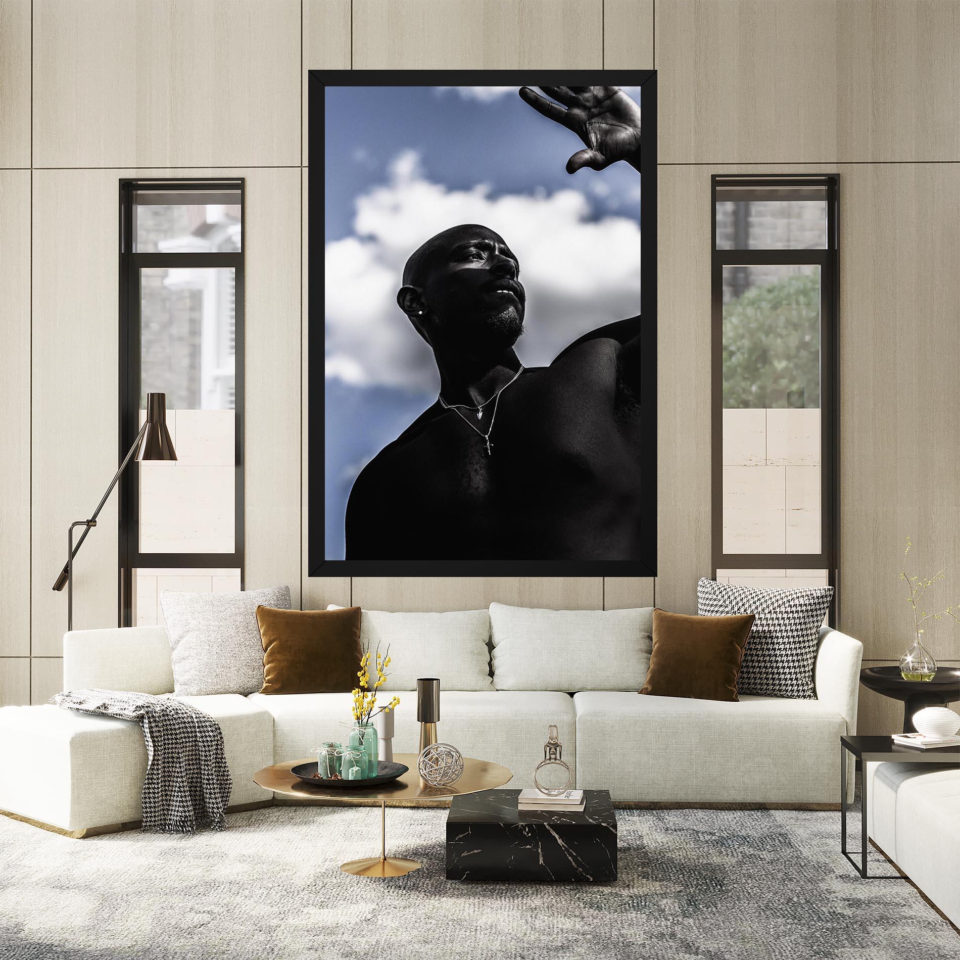 Leinwandbild African Blue Sky mockup 2