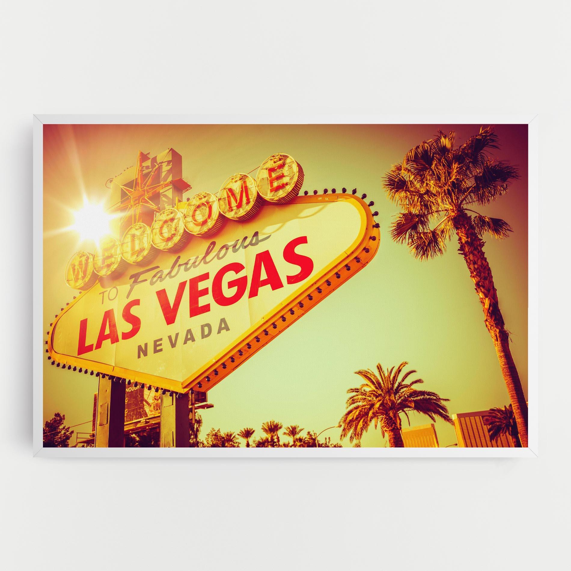 Leinwandbild Las Vegas Nevada mockup 0