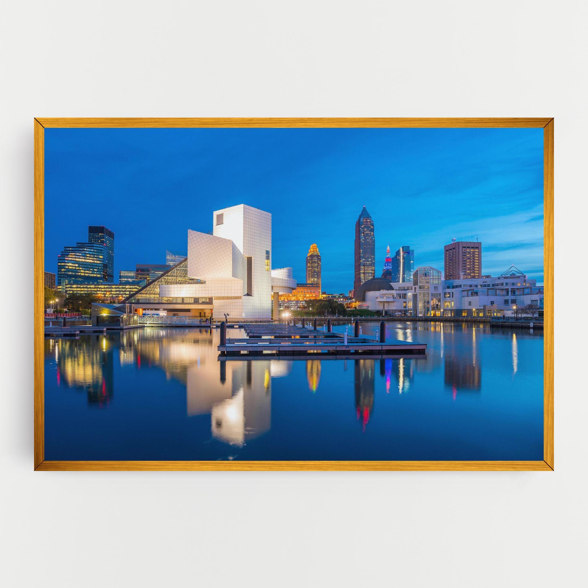 Leinwandbild Lakefront Ohio Usa mockup 0