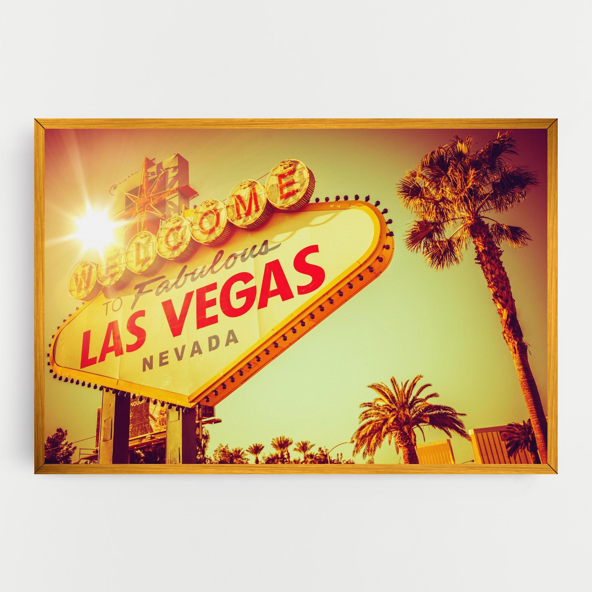 Leinwandbild Las Vegas Nevada mockup 0