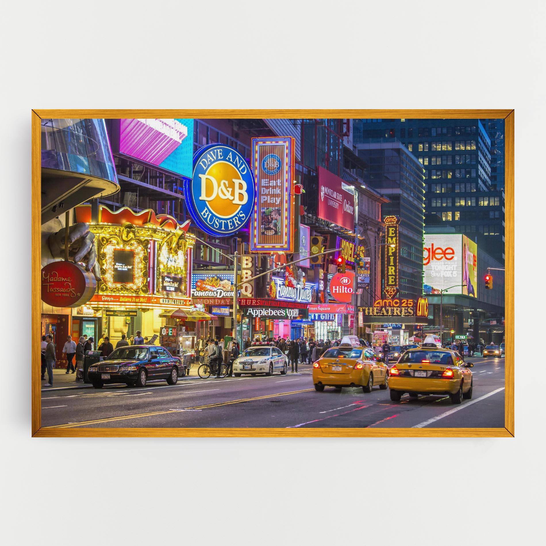 Leinwandbild New York Lights mockup 0
