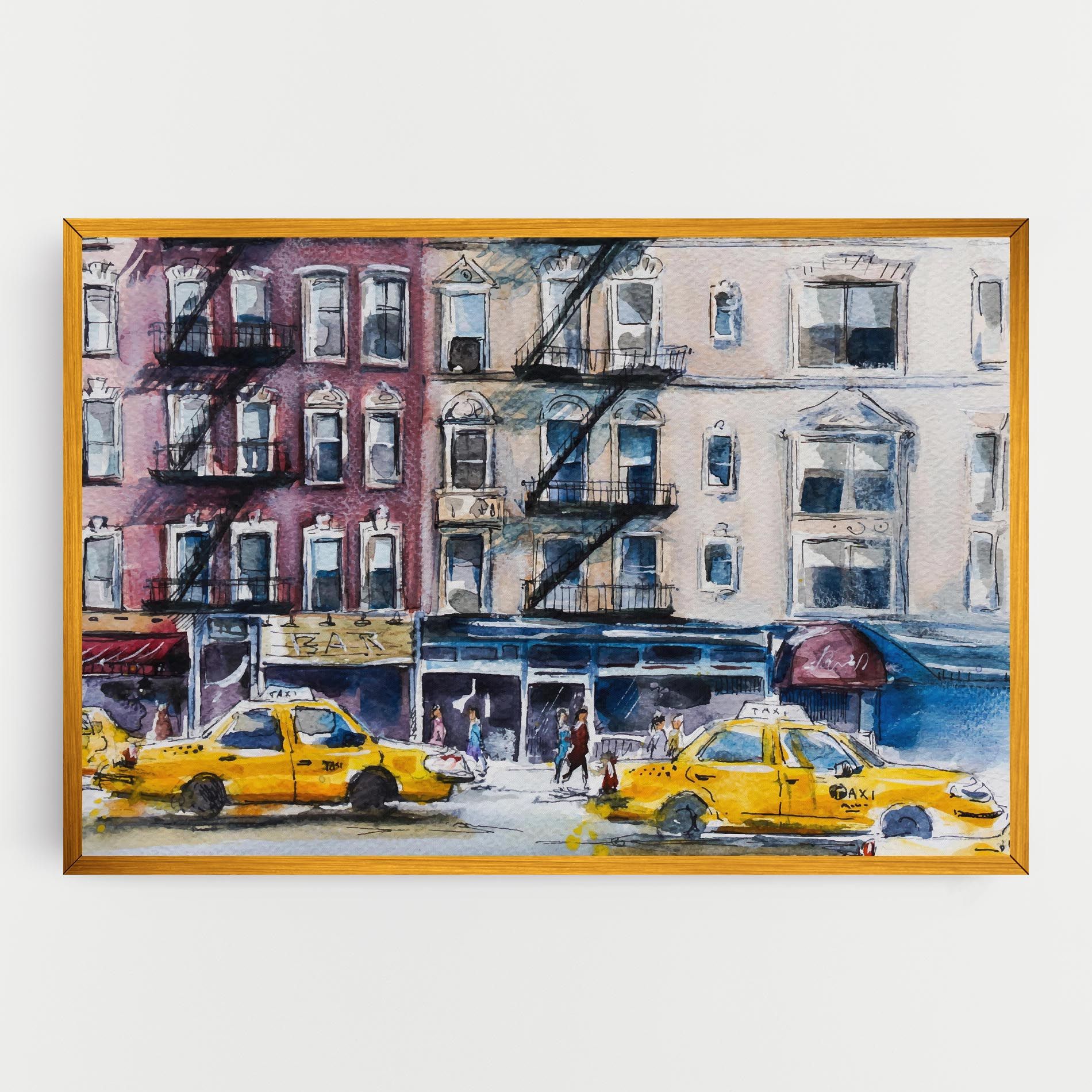 Newyork Taxi mockup 0
