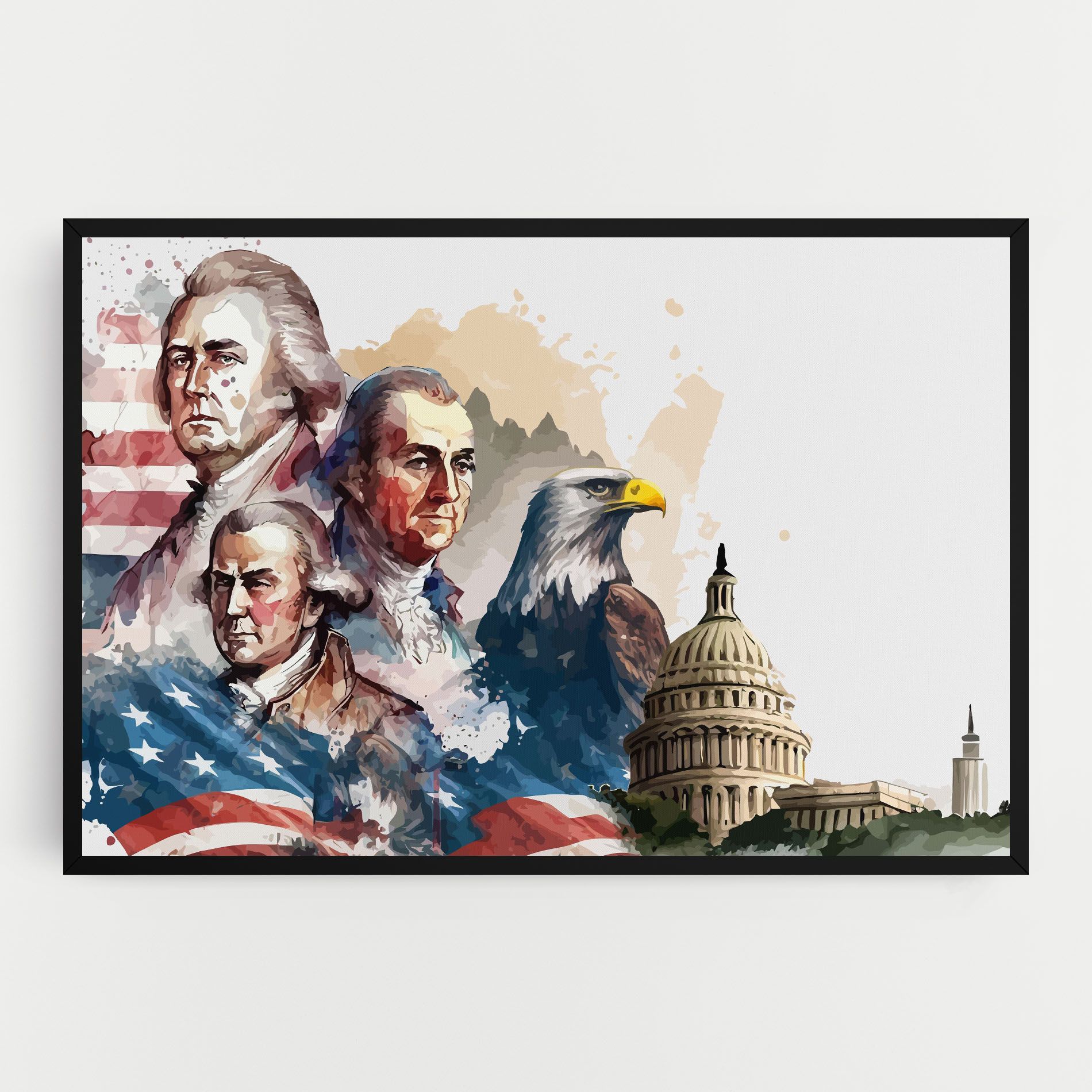 American Flag Art mockup 0