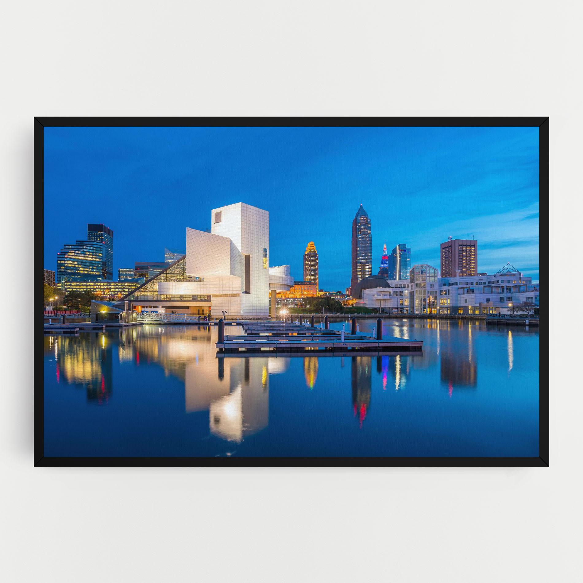 Leinwandbild Lakefront Ohio Usa mockup 0