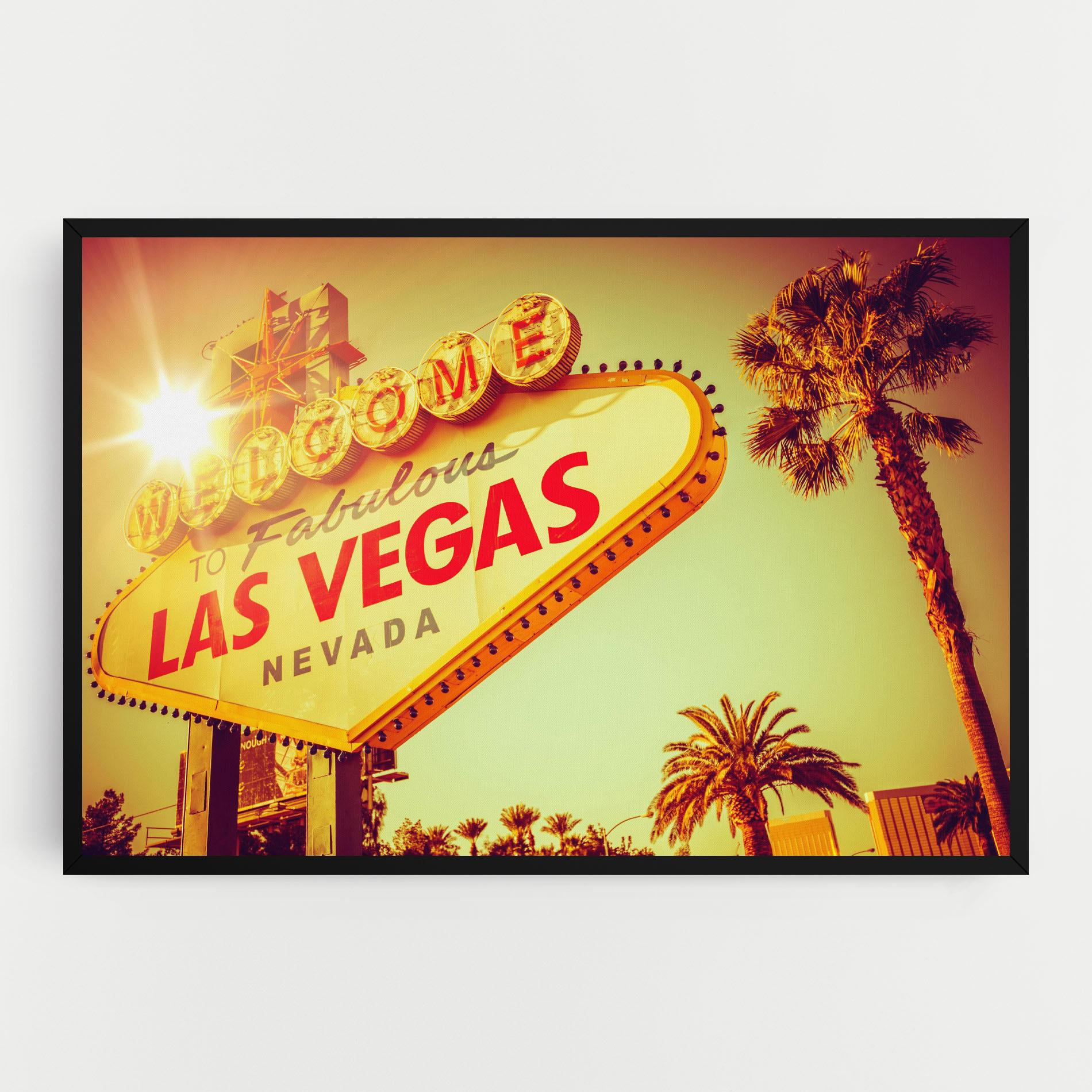 Leinwandbild Las Vegas Nevada mockup 0