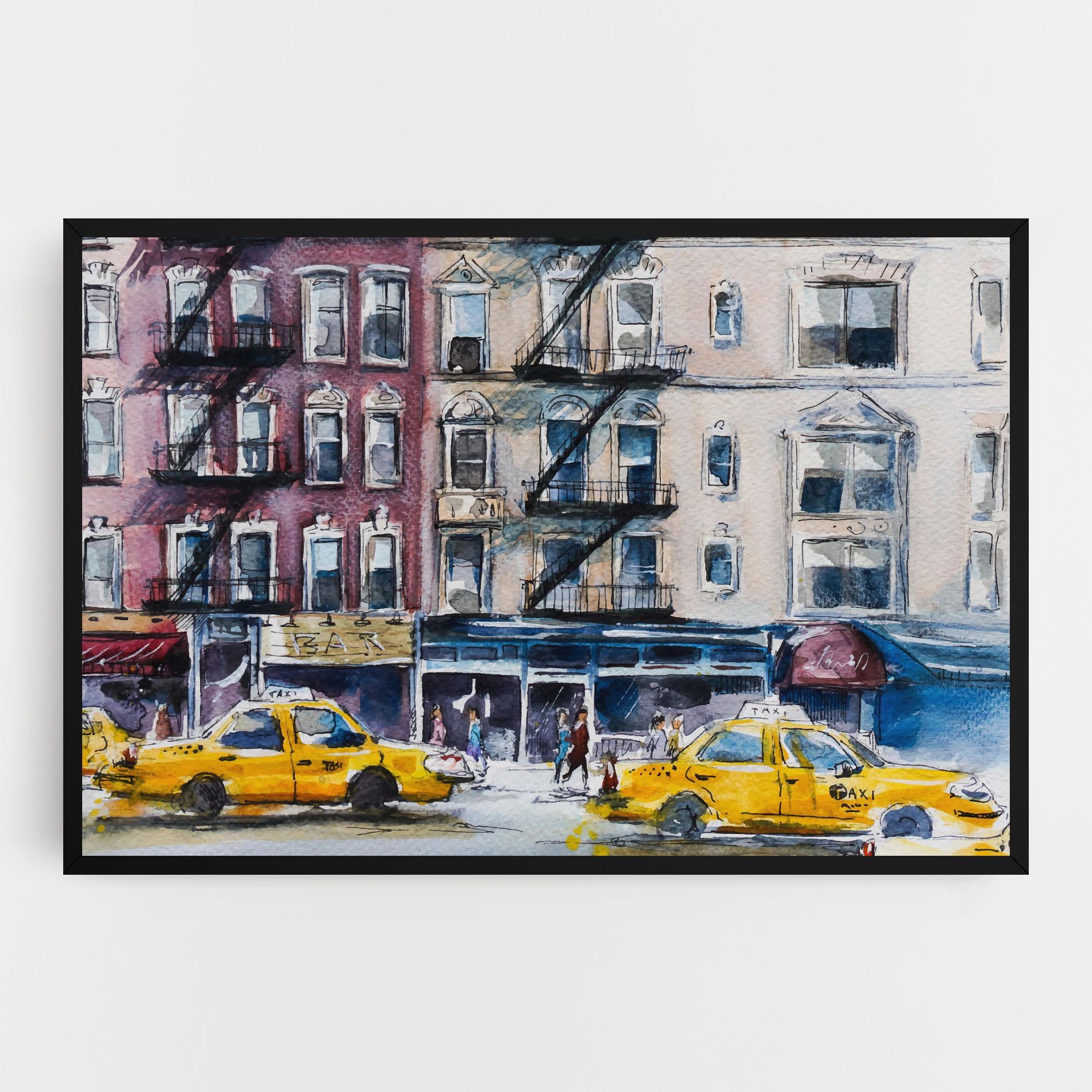Newyork Taxi mockup 0