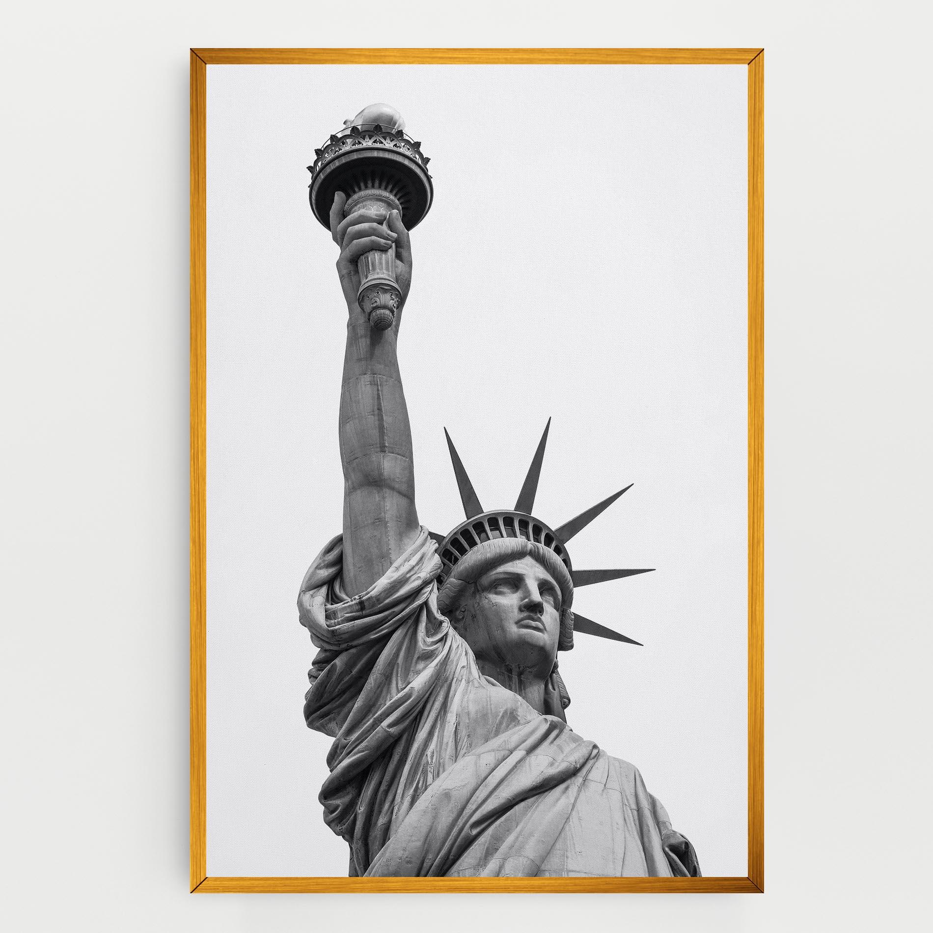 Leinwandbild Liberty Statue mockup 0