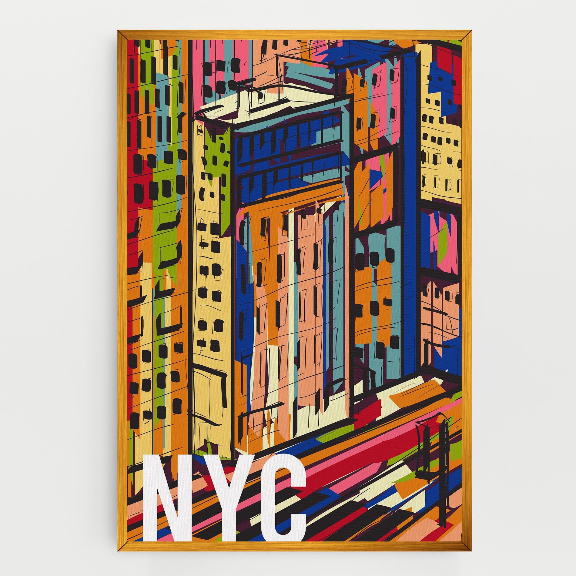 Leinwandbild New York City Art mockup 0