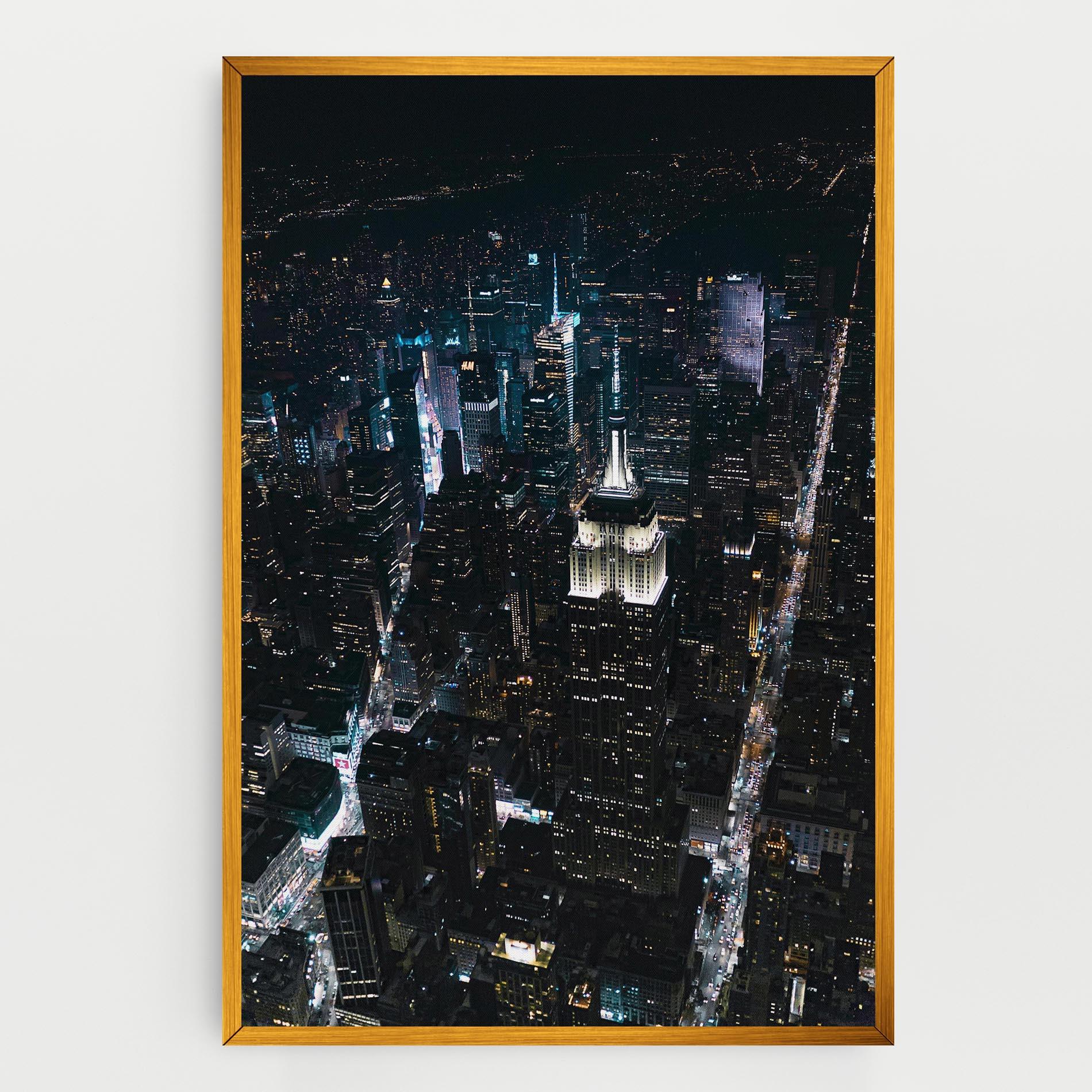 Leinwandbild Night Landscape mockup 0