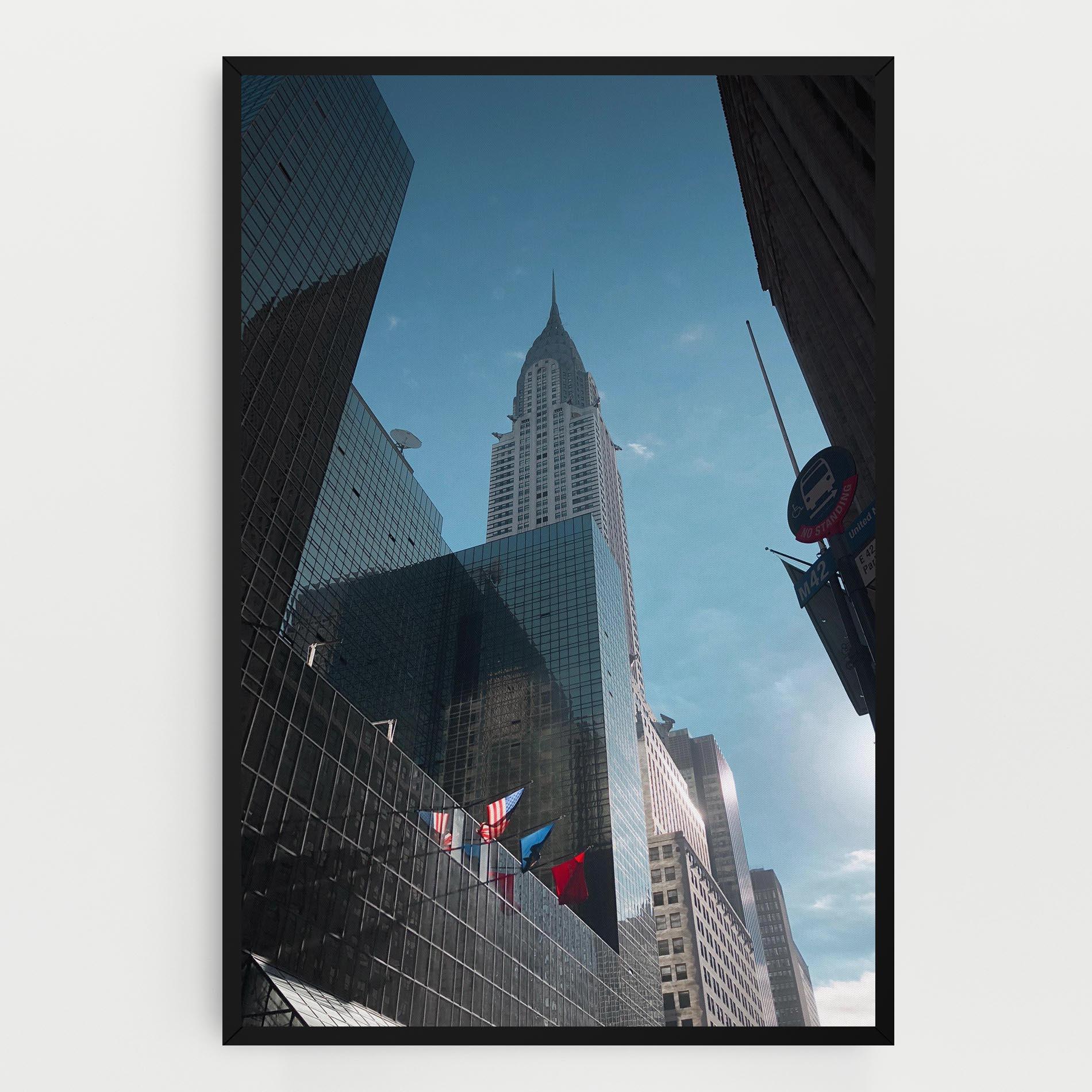 Leinwandbild Big Glass Tower mockup 0