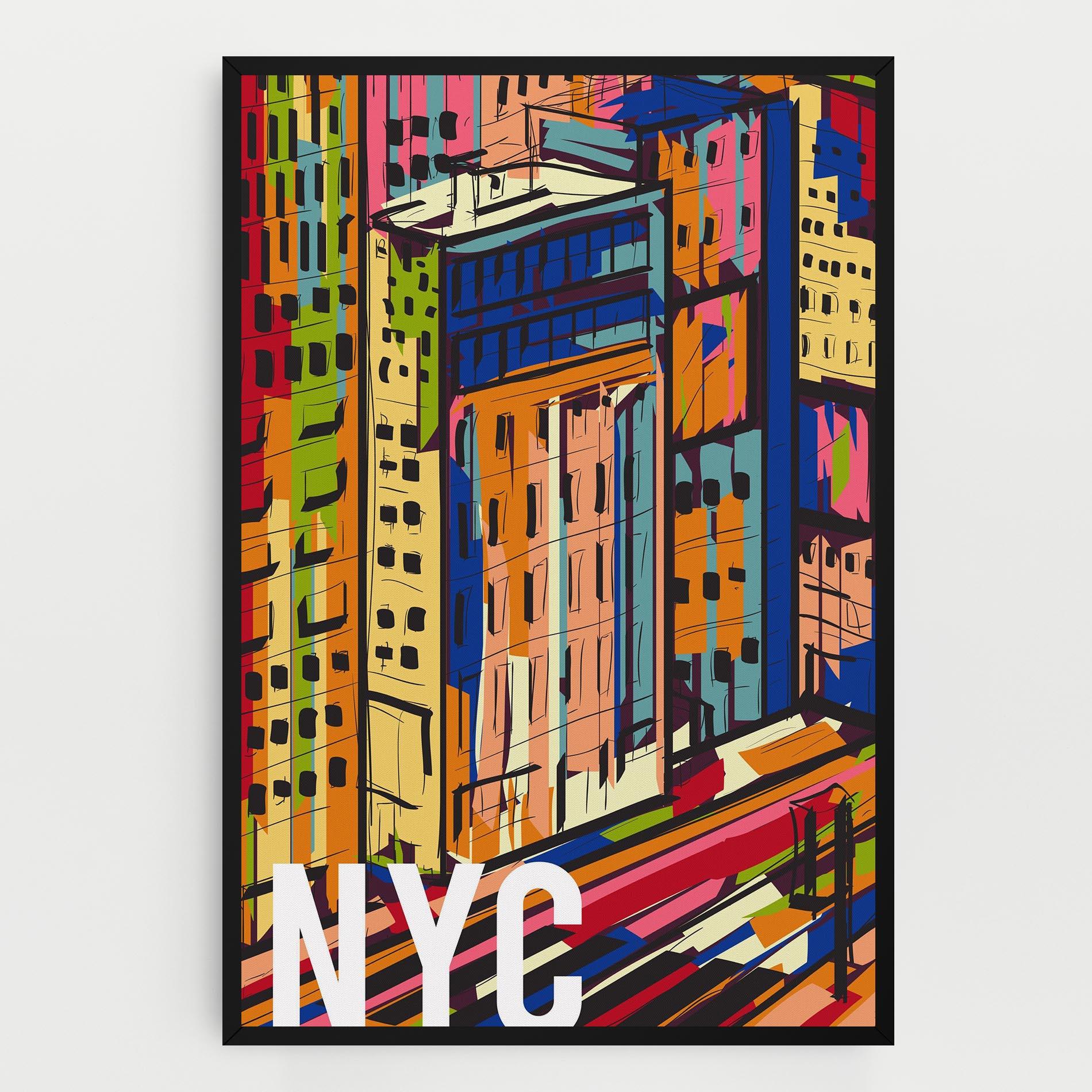 Leinwandbild New York City Art mockup 0