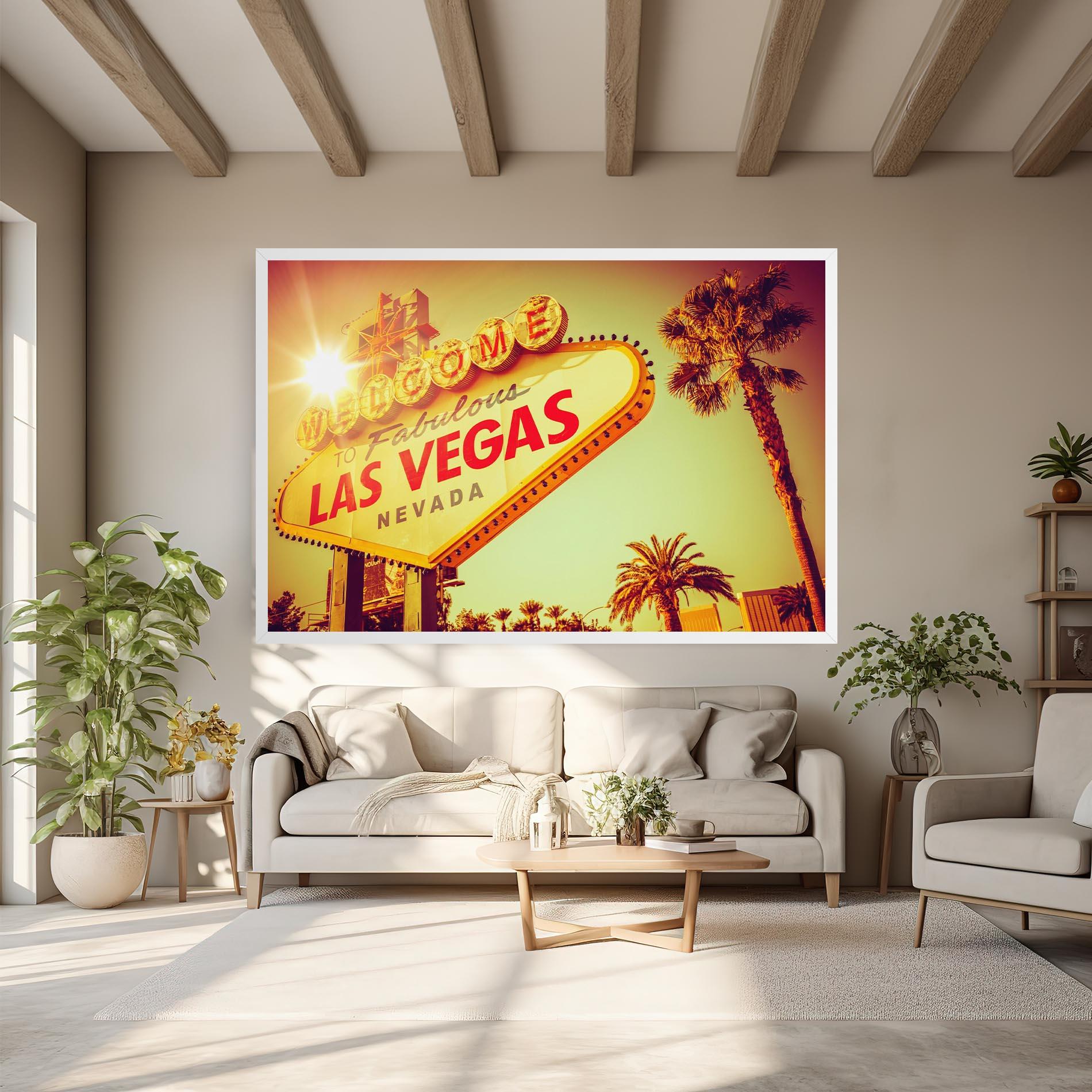 Leinwandbild Las Vegas Nevada mockup 6