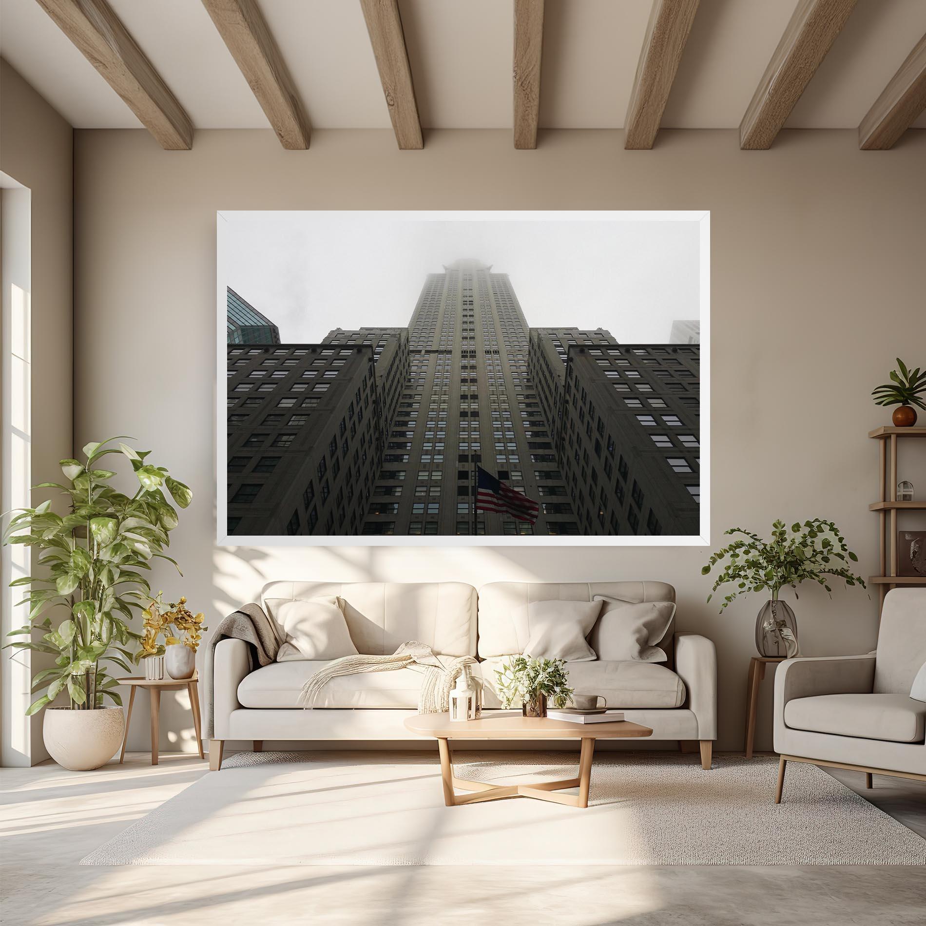 Leinwandbild New York City Skyscraper mockup 6