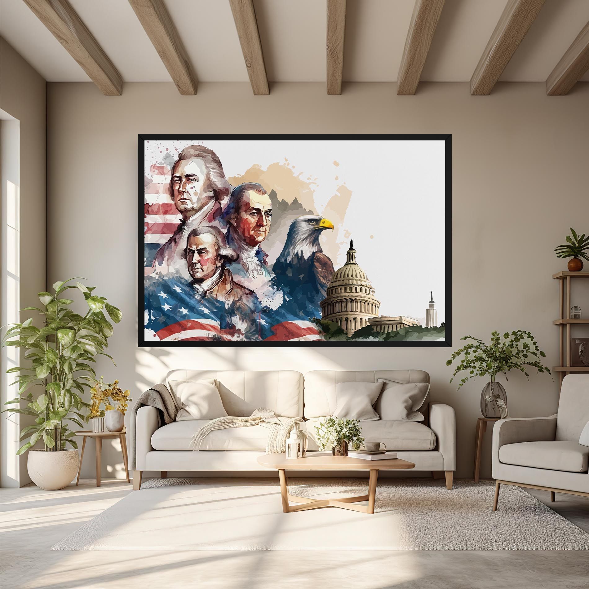 American Flag Art mockup 6