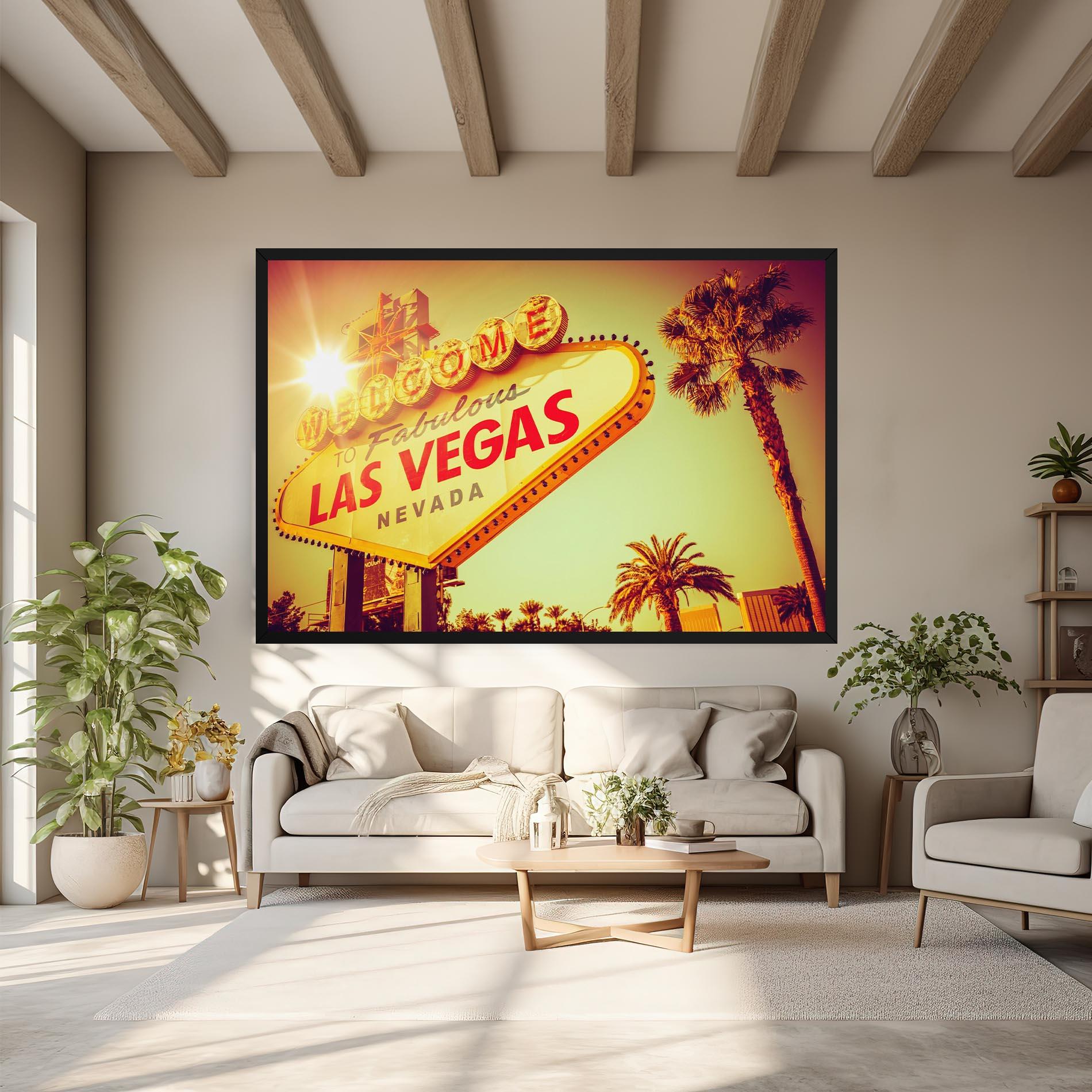 Leinwandbild Las Vegas Nevada mockup 6