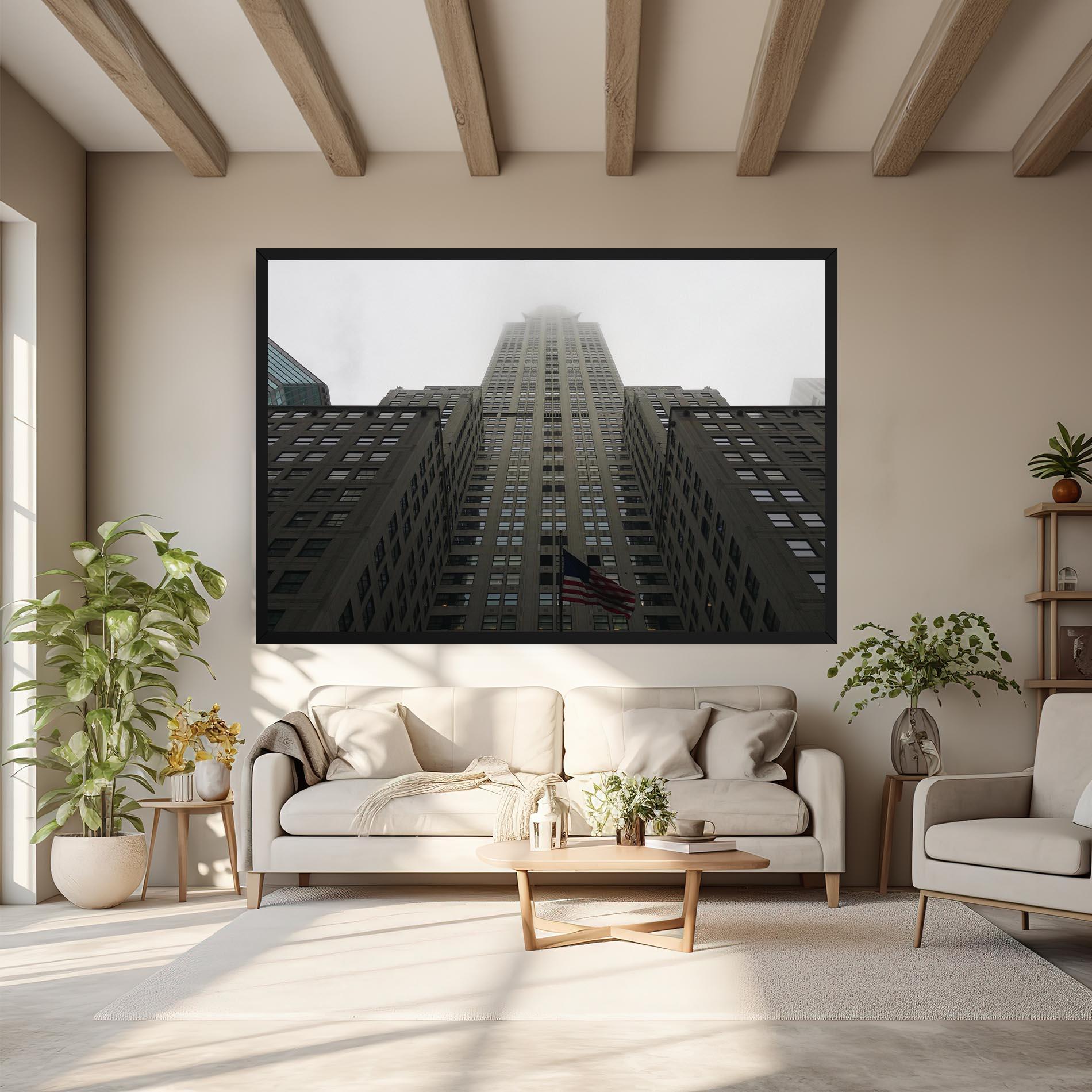 Leinwandbild New York City Skyscraper mockup 6