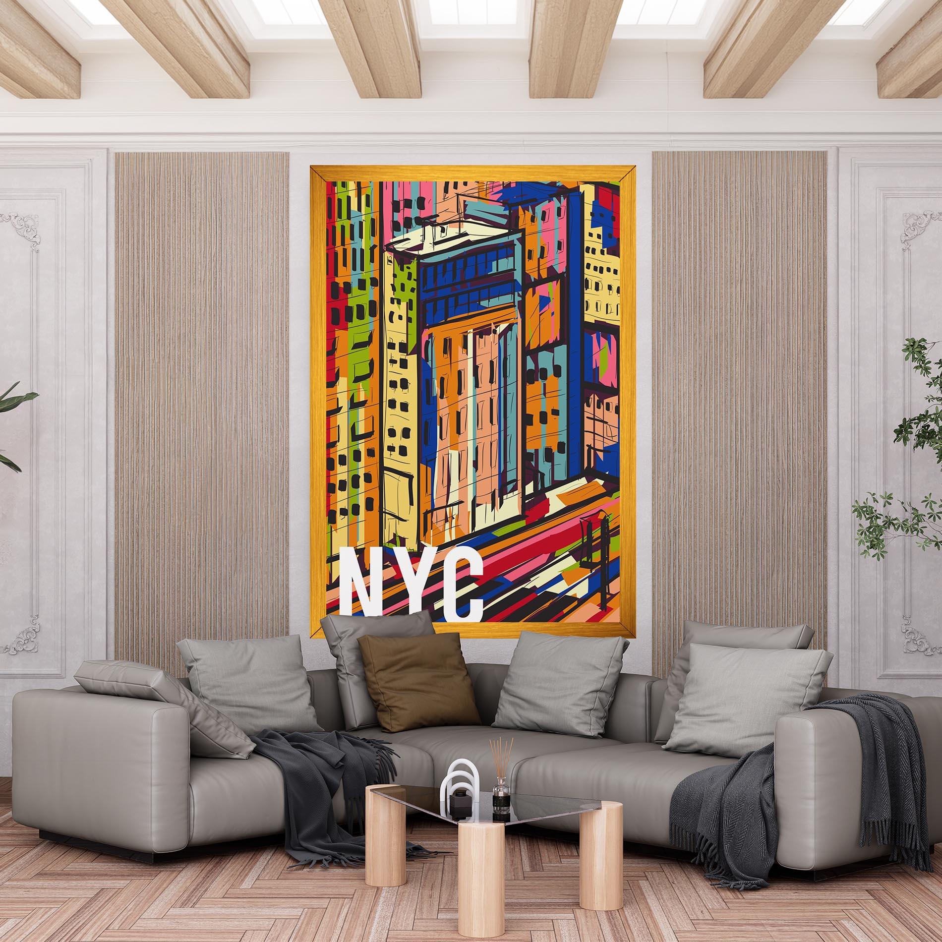 Leinwandbild New York City Art mockup 6