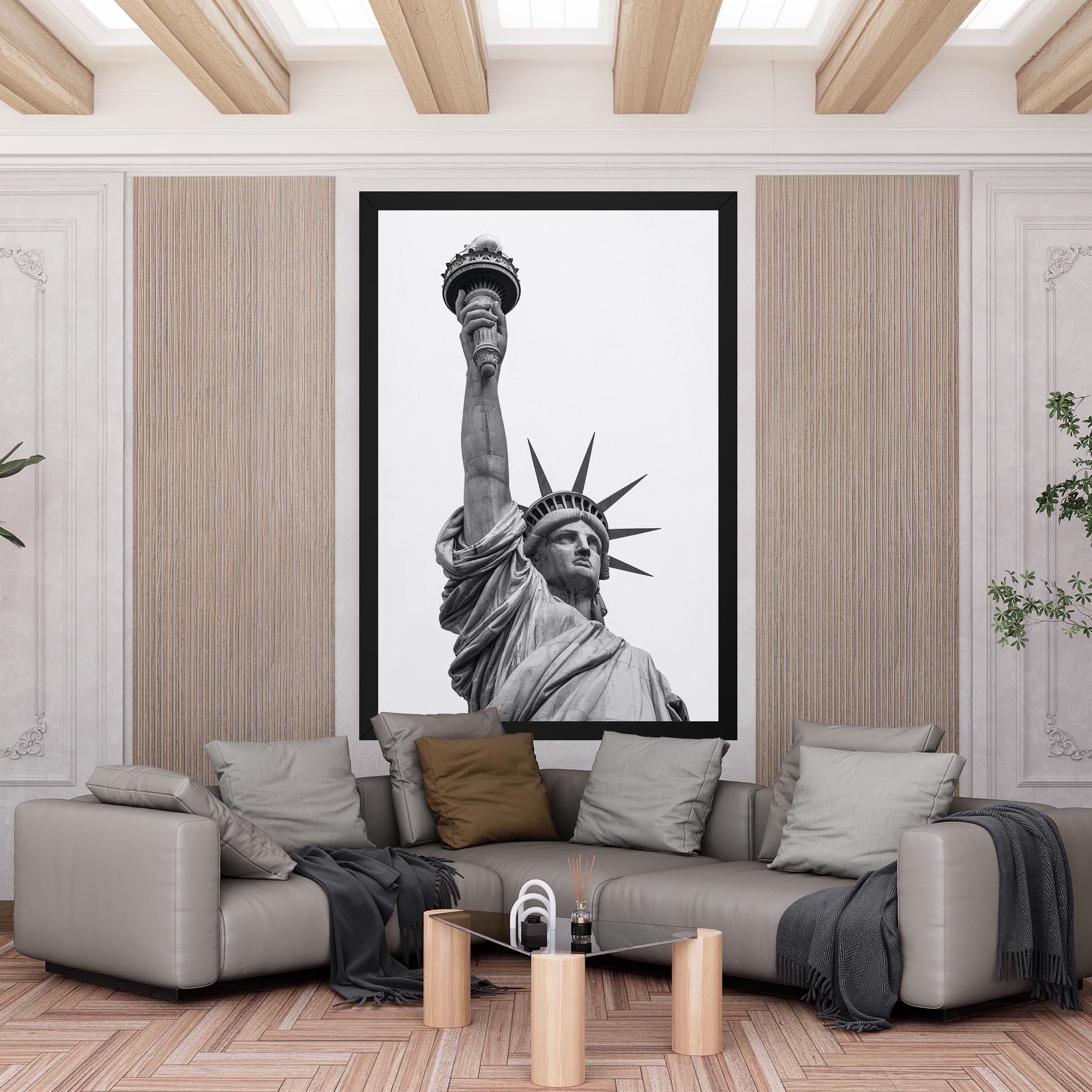 Leinwandbild Liberty Statue mockup 6