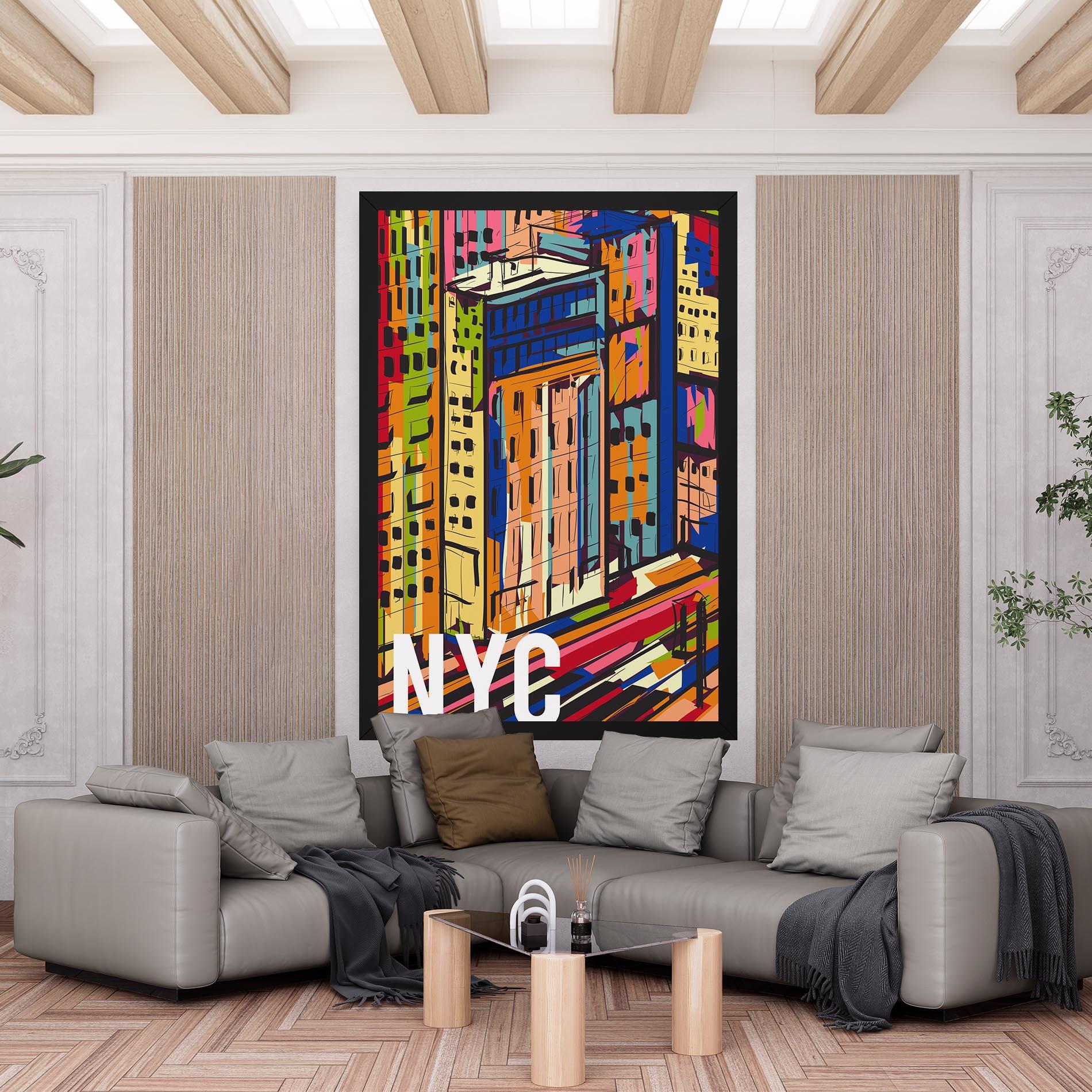 Leinwandbild New York City Art mockup 6