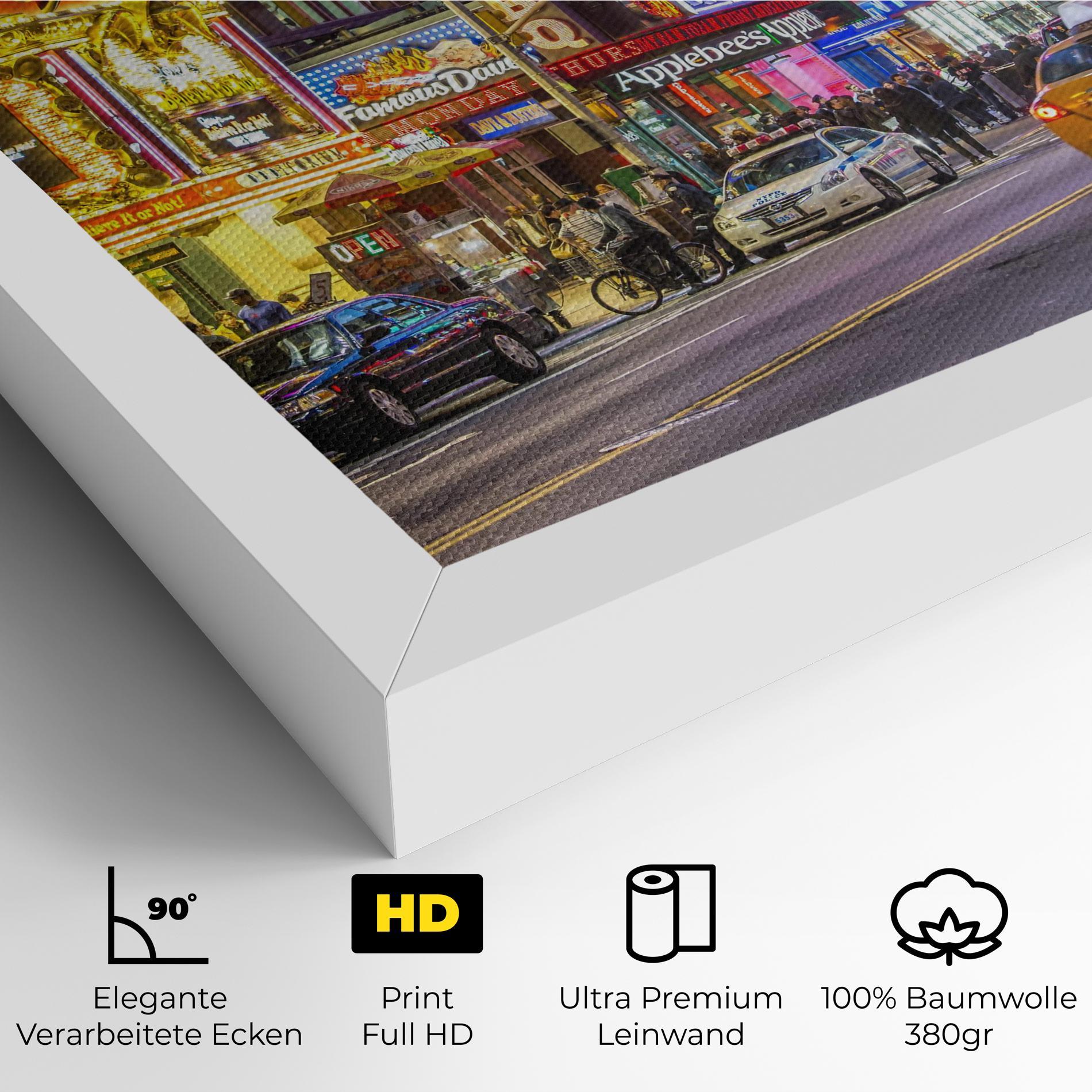 Leinwandbild New York Lights mockup 4