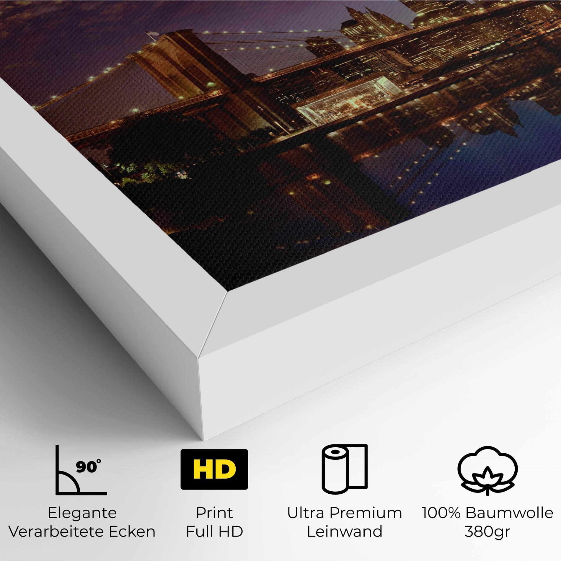 Leinwandbild Sunset New York mockup 4