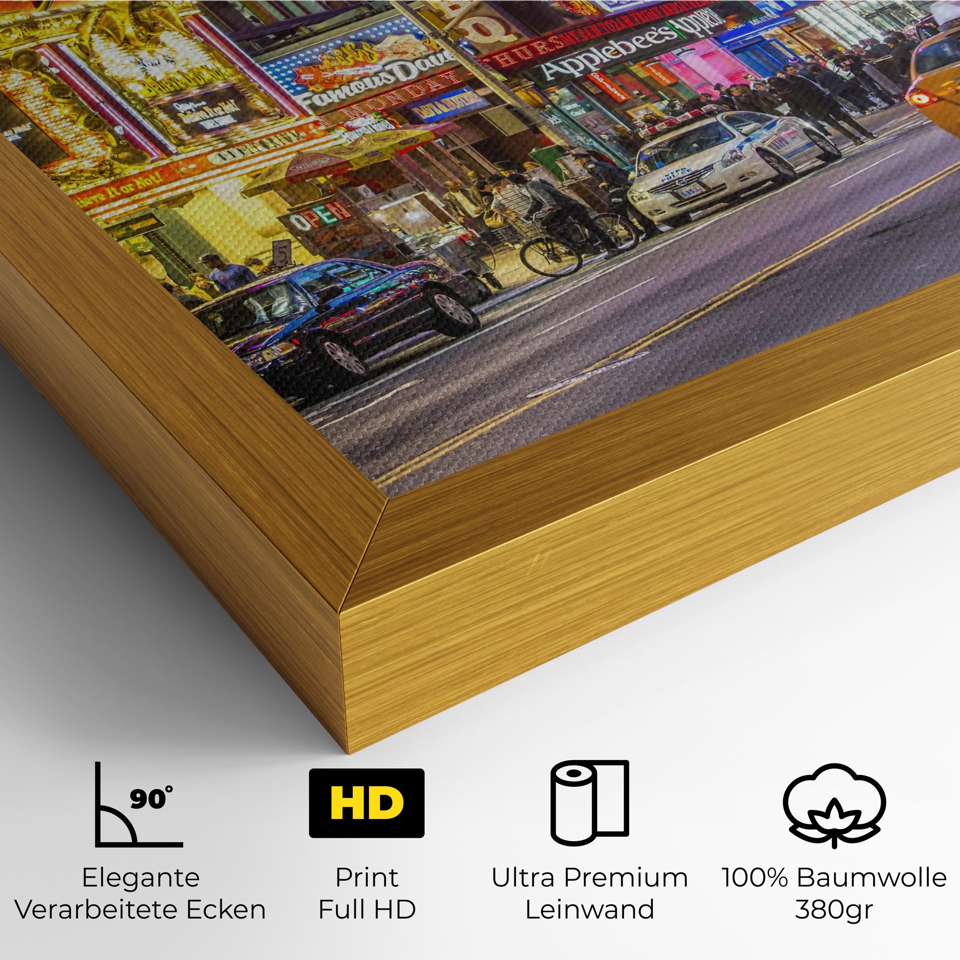 Leinwandbild New York Lights mockup 4
