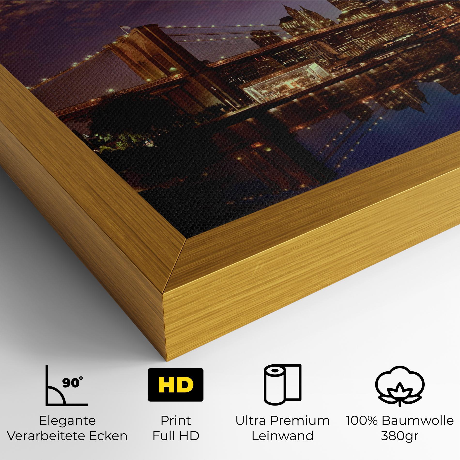 Leinwandbild Sunset New York mockup 4