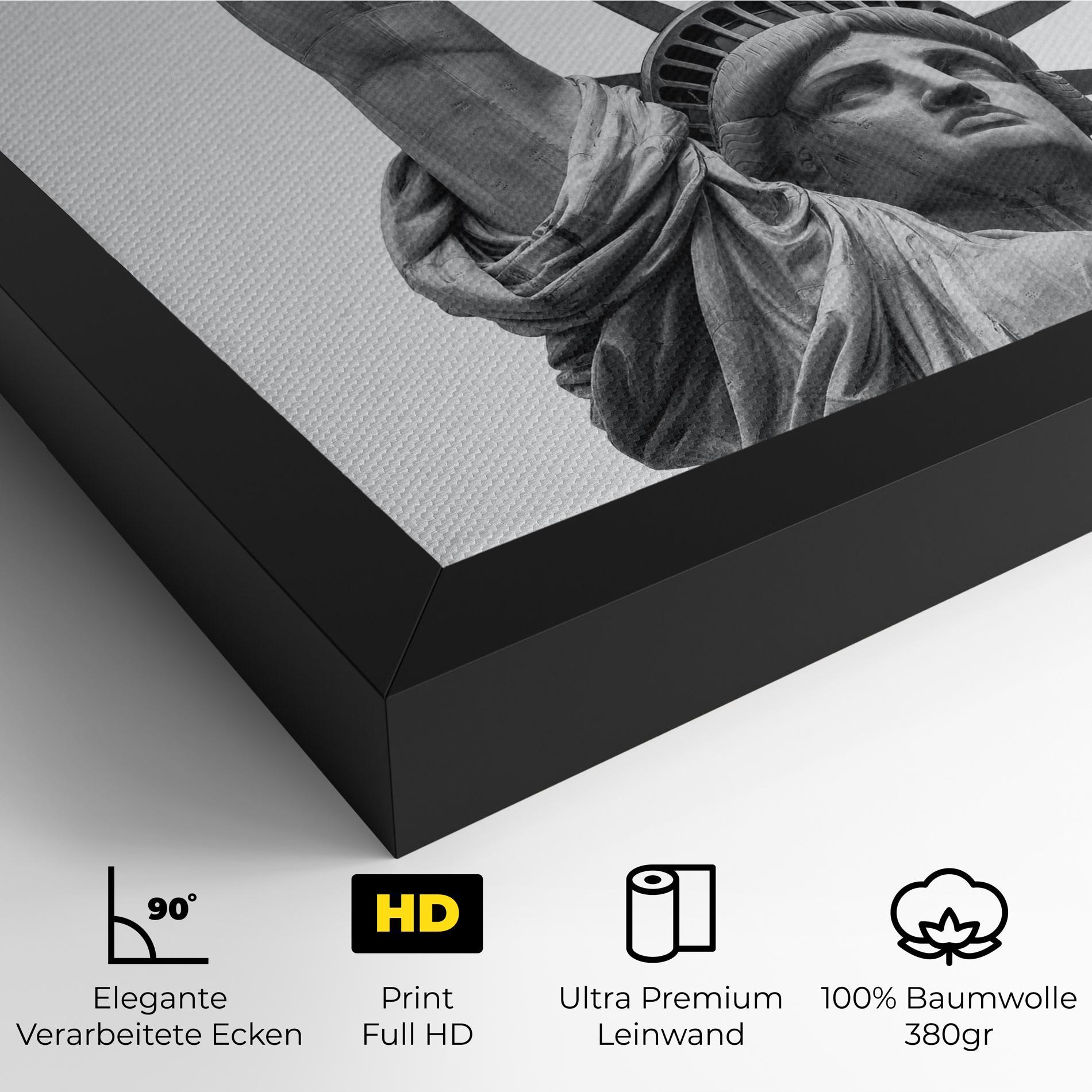Leinwandbild Liberty Statue mockup 4