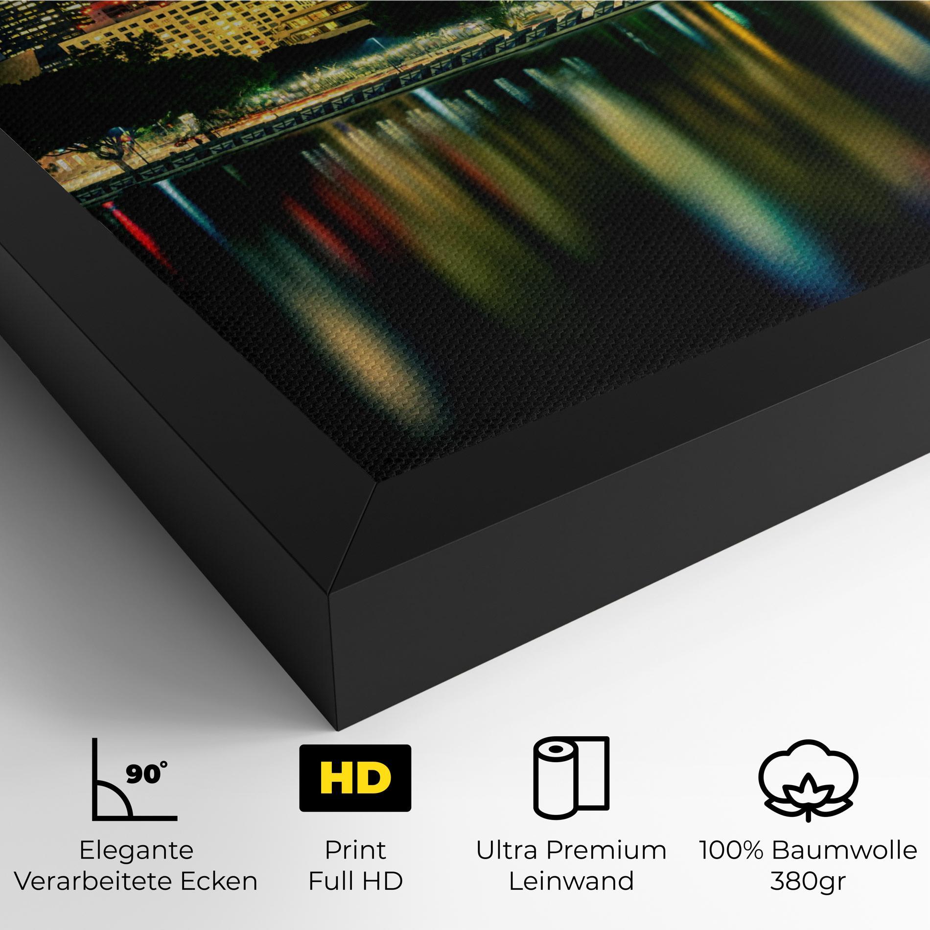 Leinwandbild Los Angeles Night mockup 4