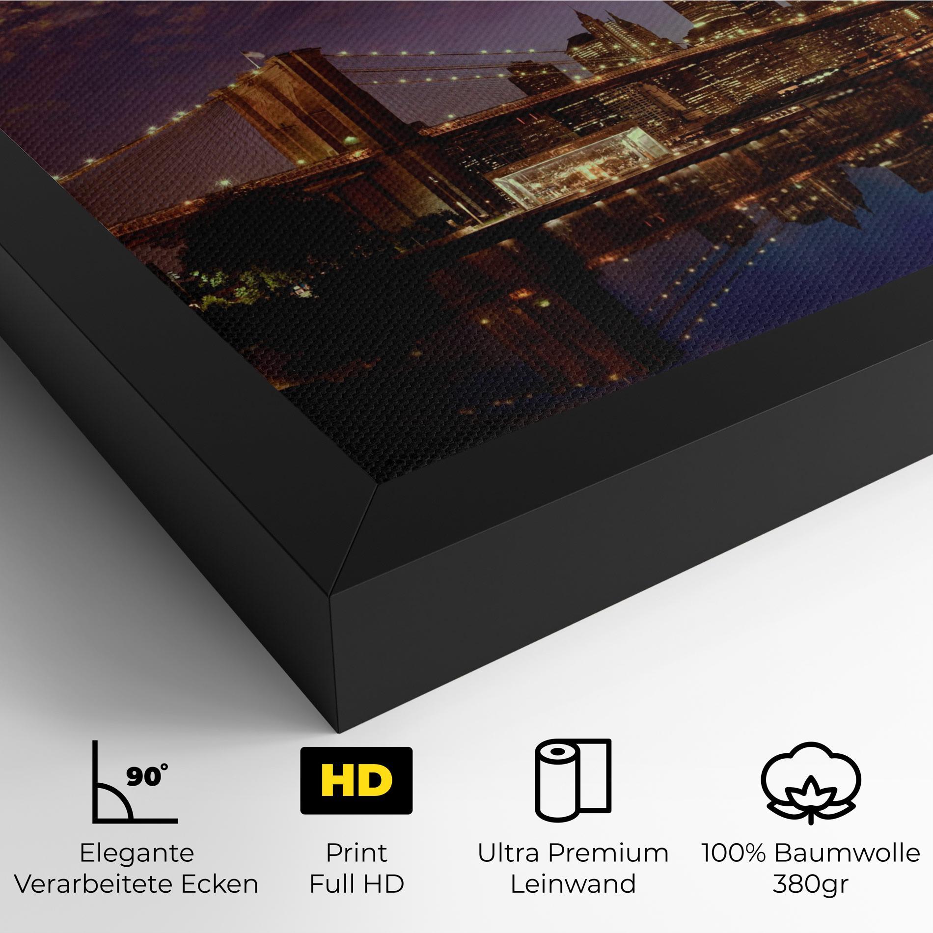 Leinwandbild Sunset New York mockup 4