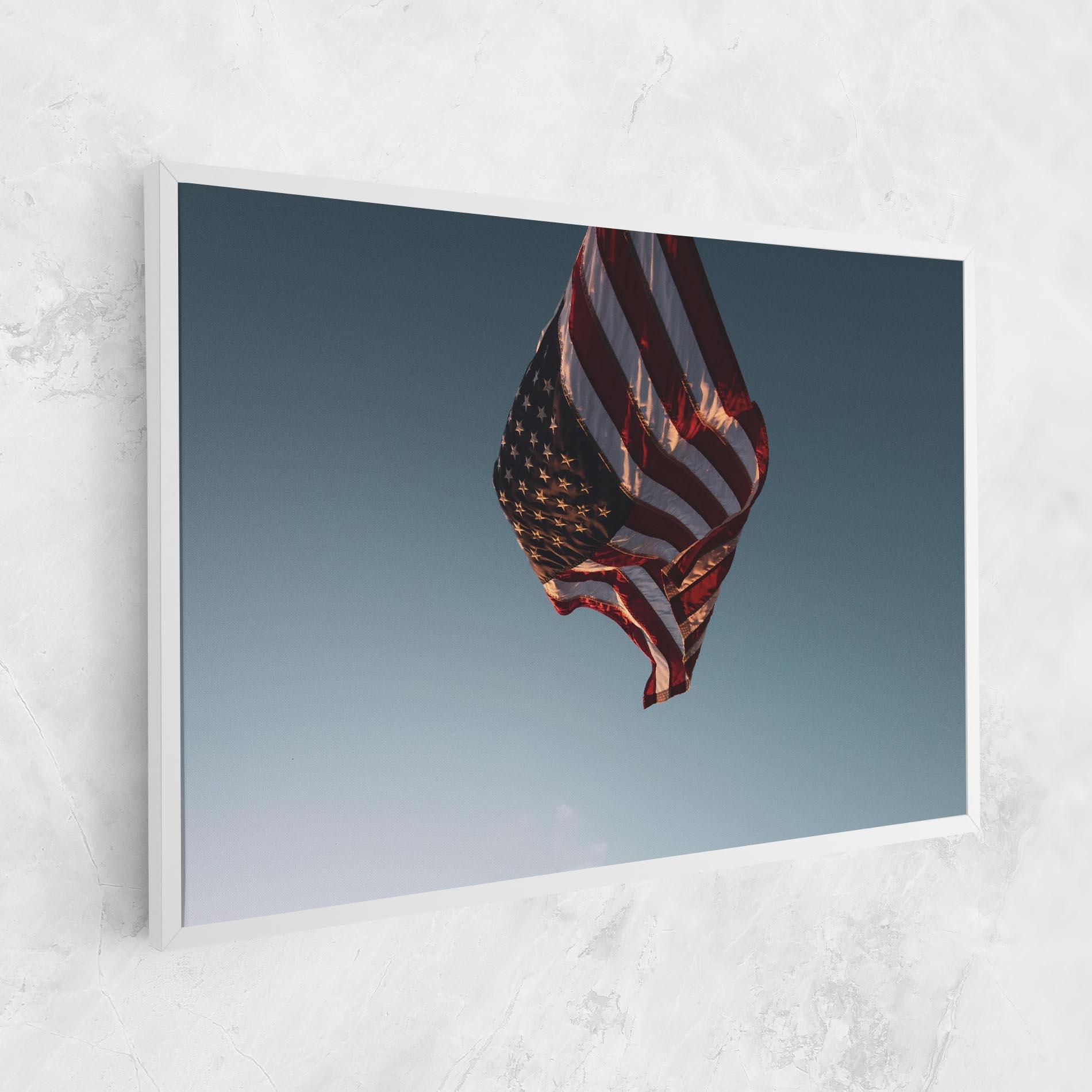 Leinwandbild Usa Flag mockup 1
