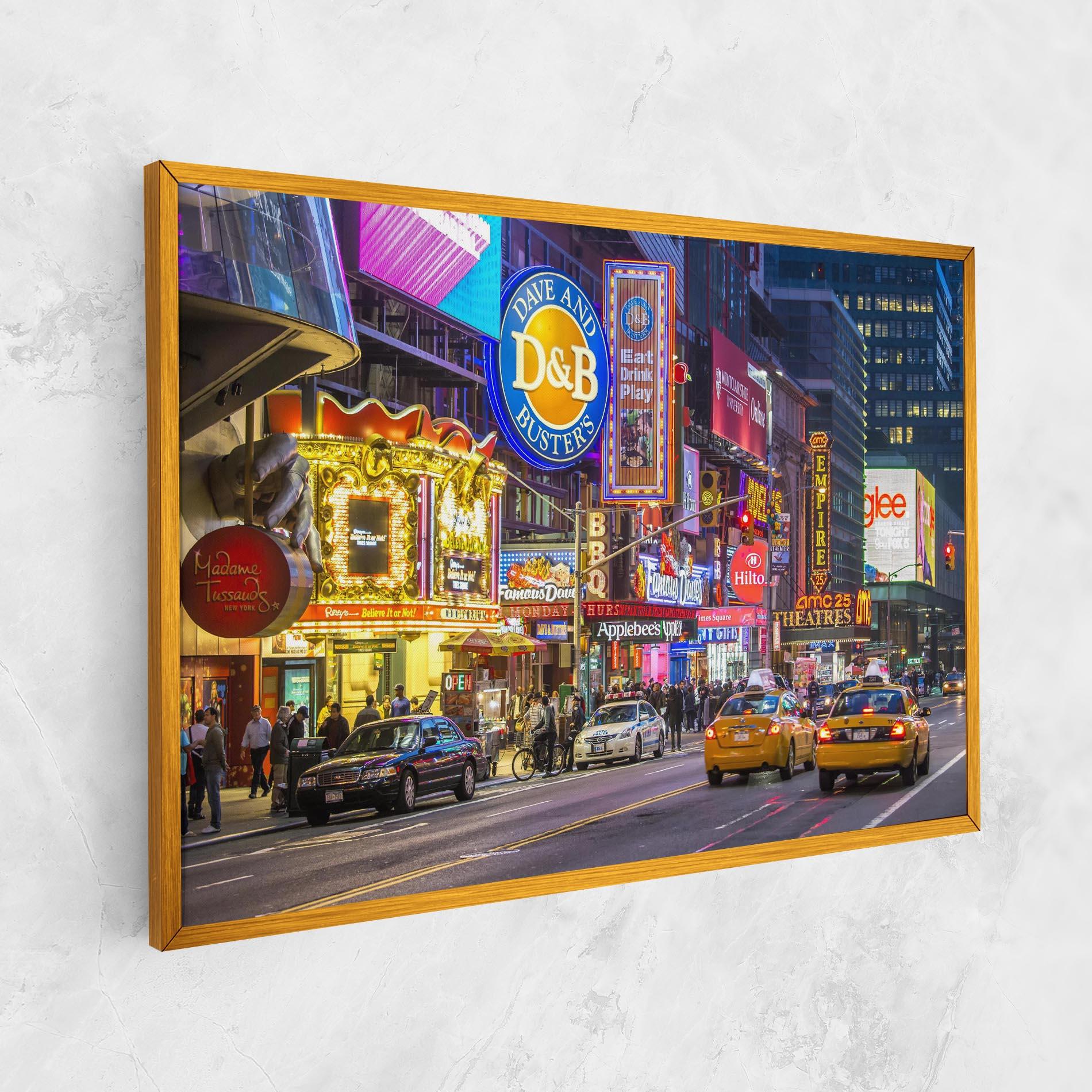 Leinwandbild New York Lights mockup 1