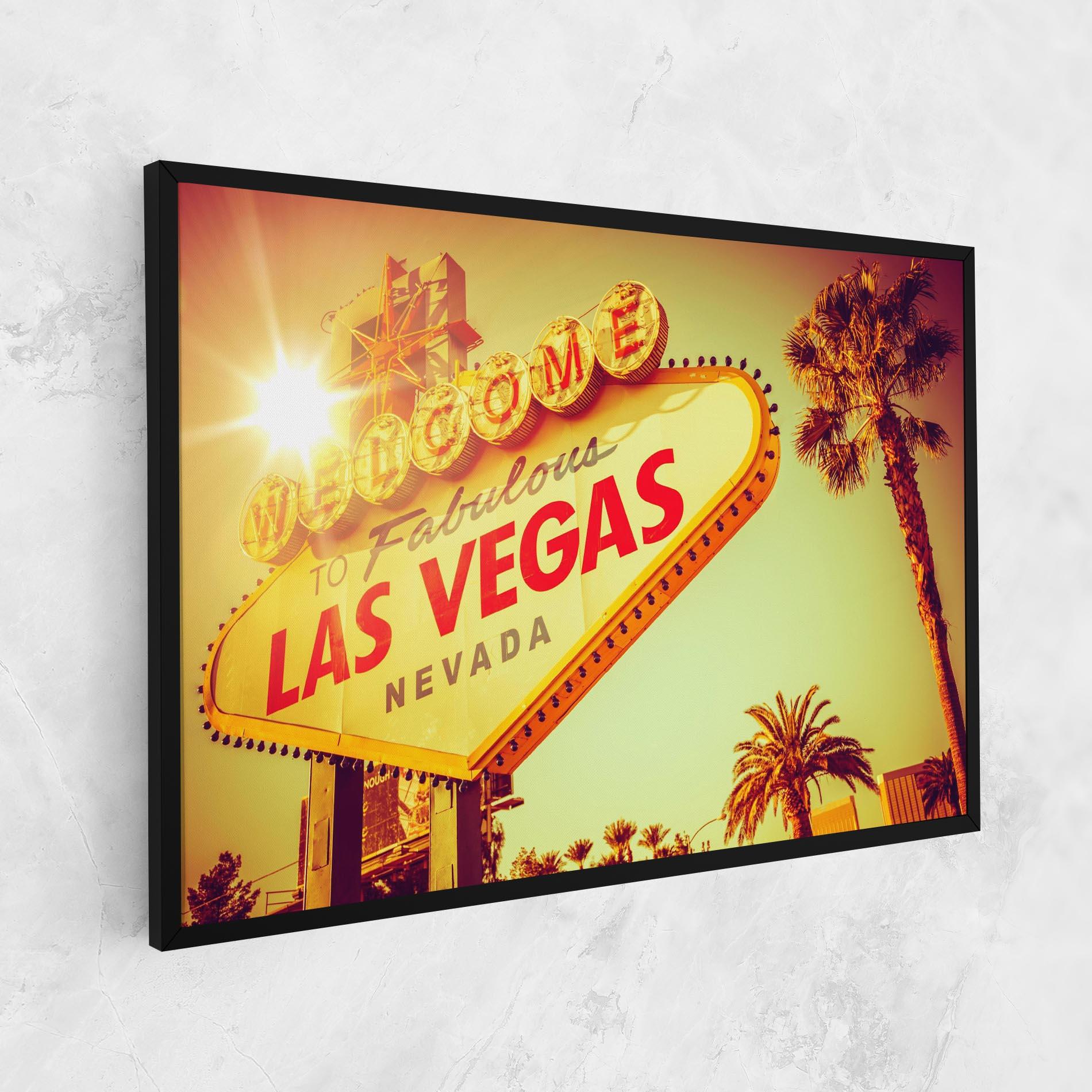 Leinwandbild Las Vegas Nevada mockup 1