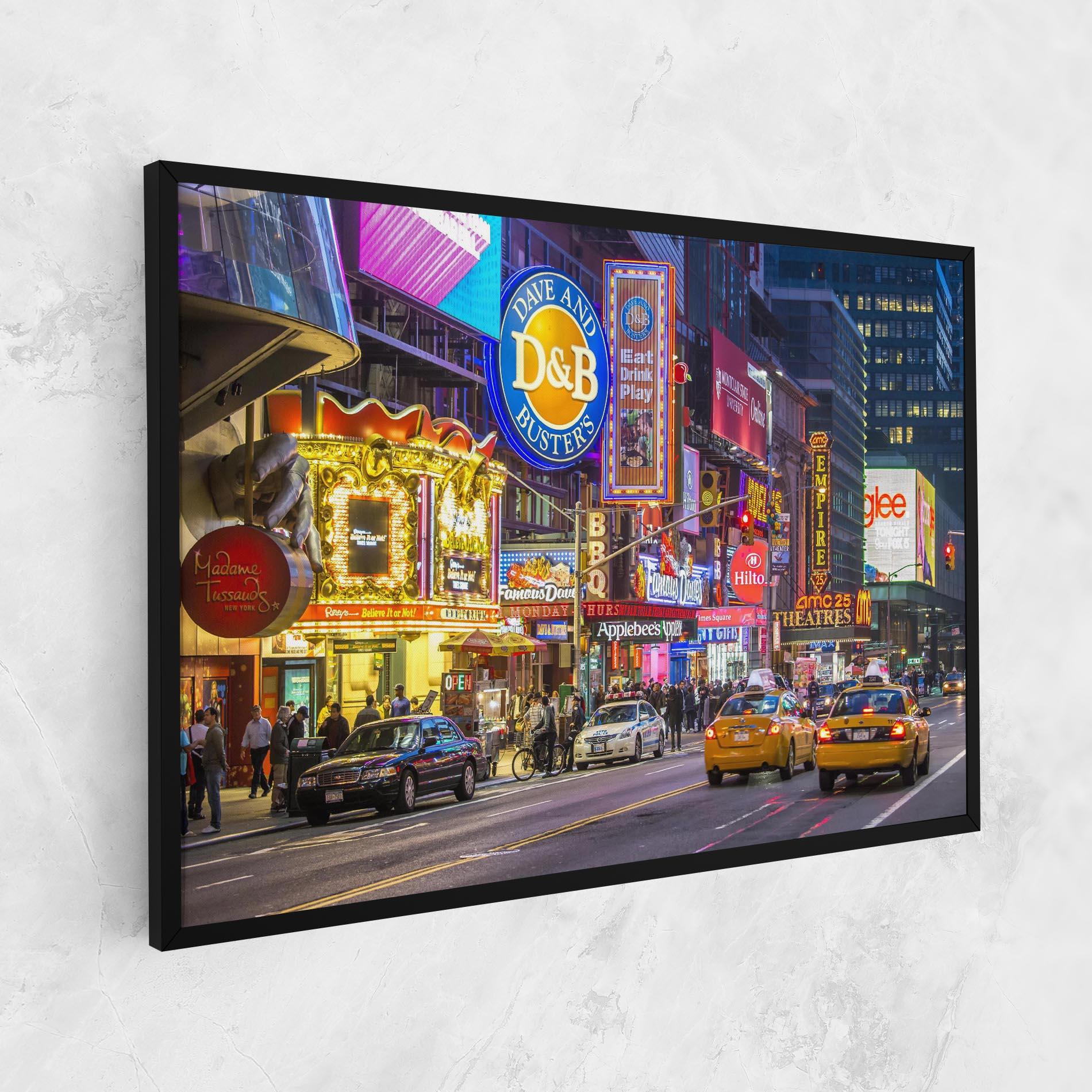 Leinwandbild New York Lights mockup 1
