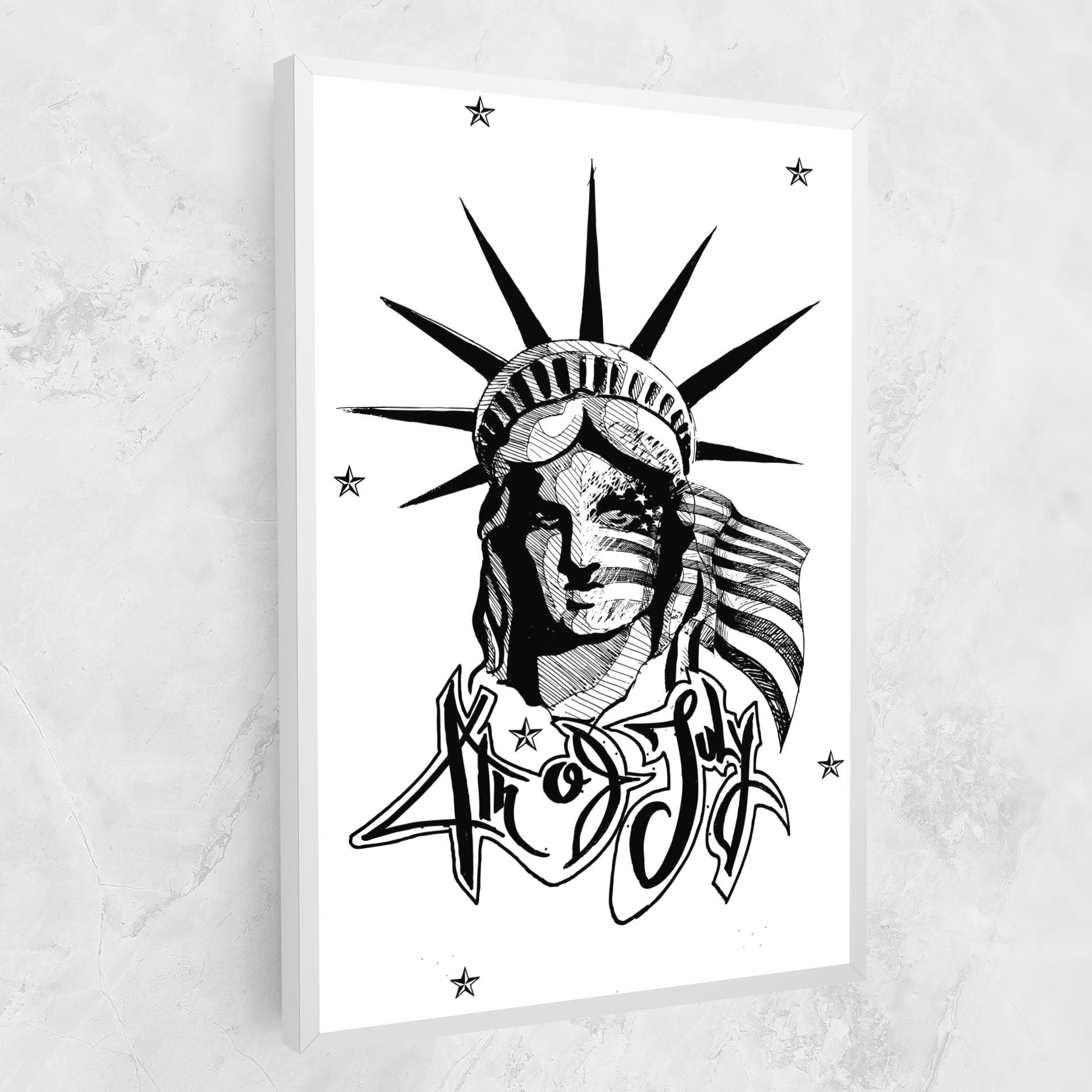 Head Of Liberty Statue mockup 1